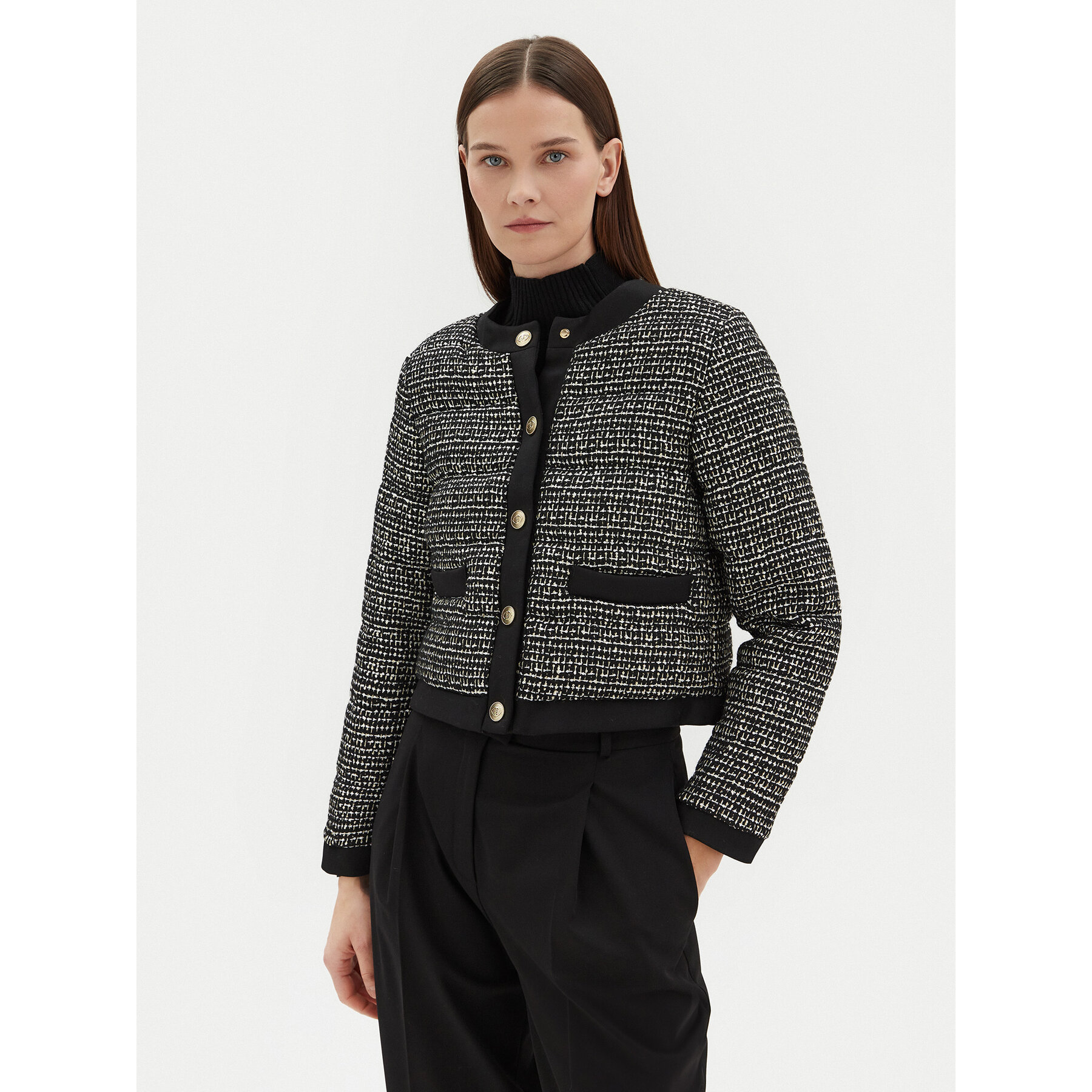 Motivi Übergangsjacke F710Q100653N Grau Regular Fit