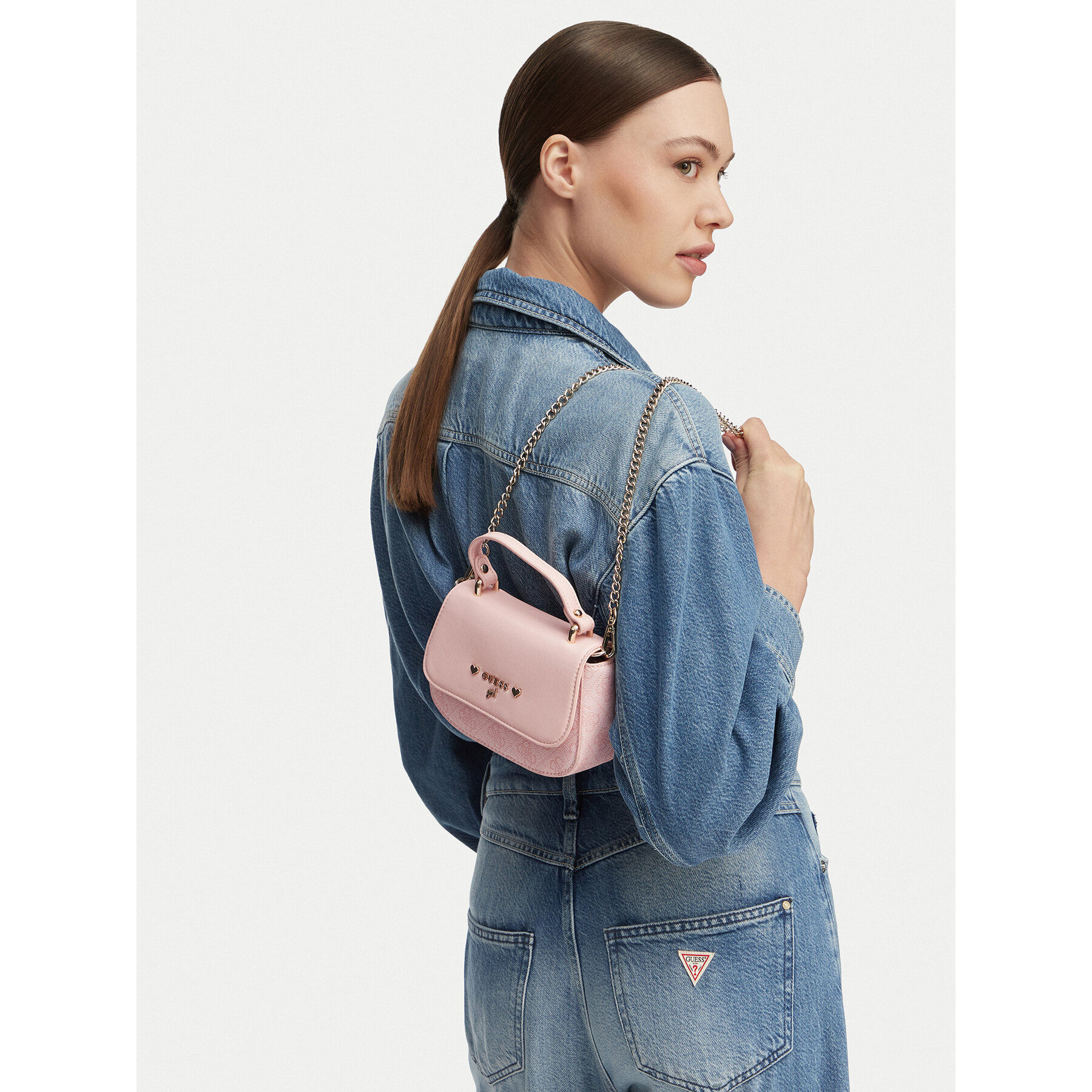 Дамска чанта Guess J4YZ42 WFEN0 Розов