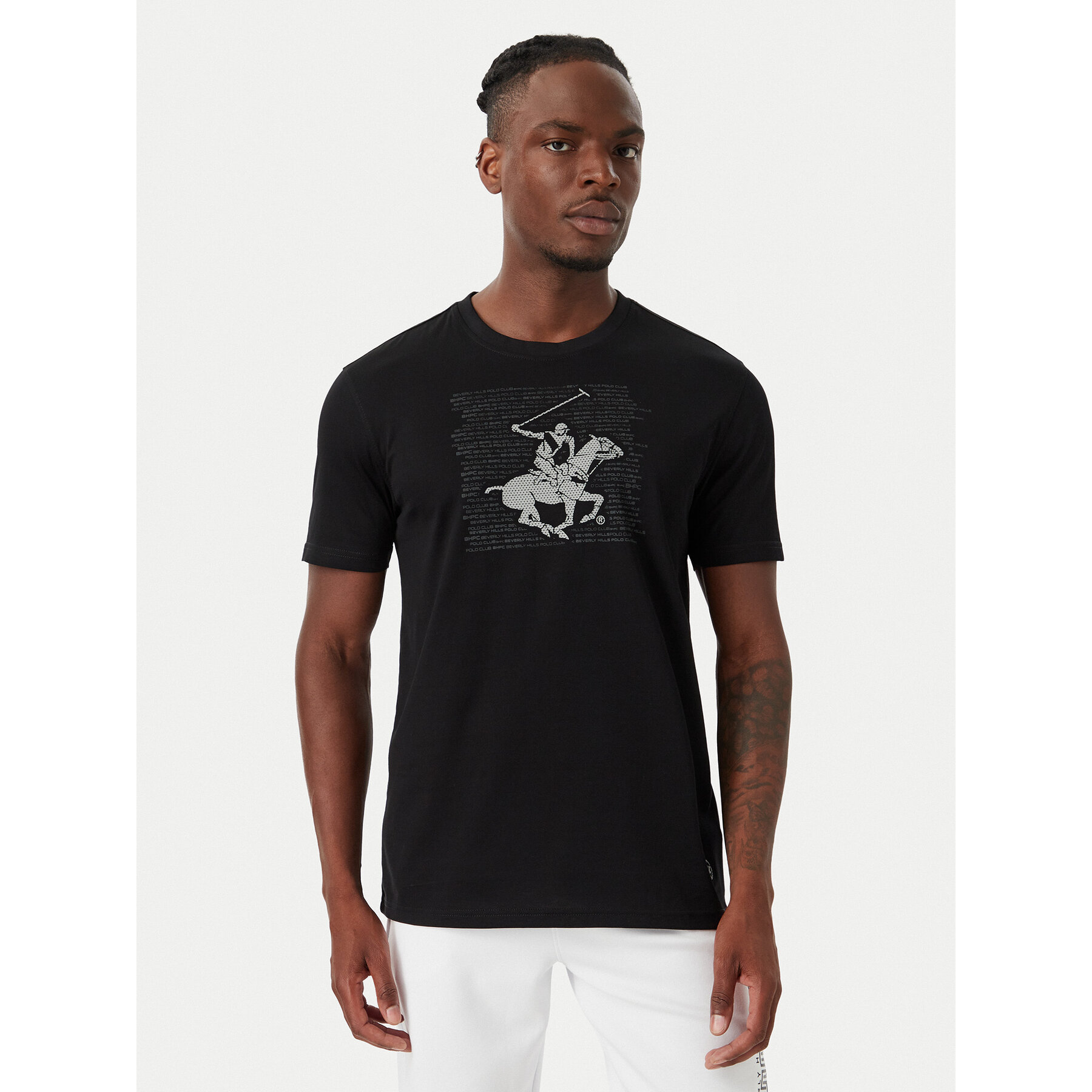 Beverly Hills Polo Club T-shirt M1623-HR Crna Regular Fit