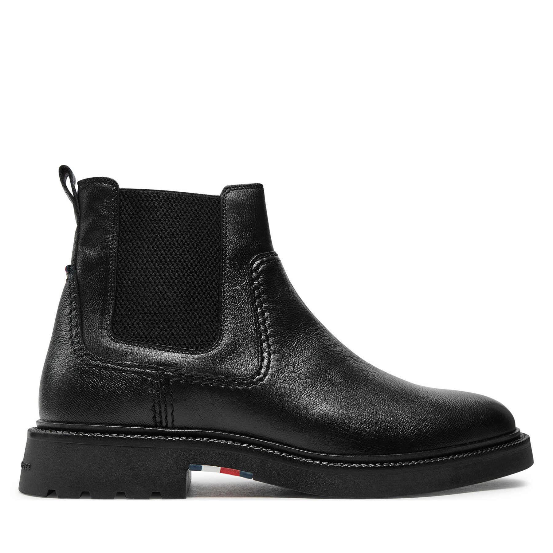 Męskie Sztyblety Tommy Hilfiger, Rozmiar 44 Czarny Chelsea FM0FM05184