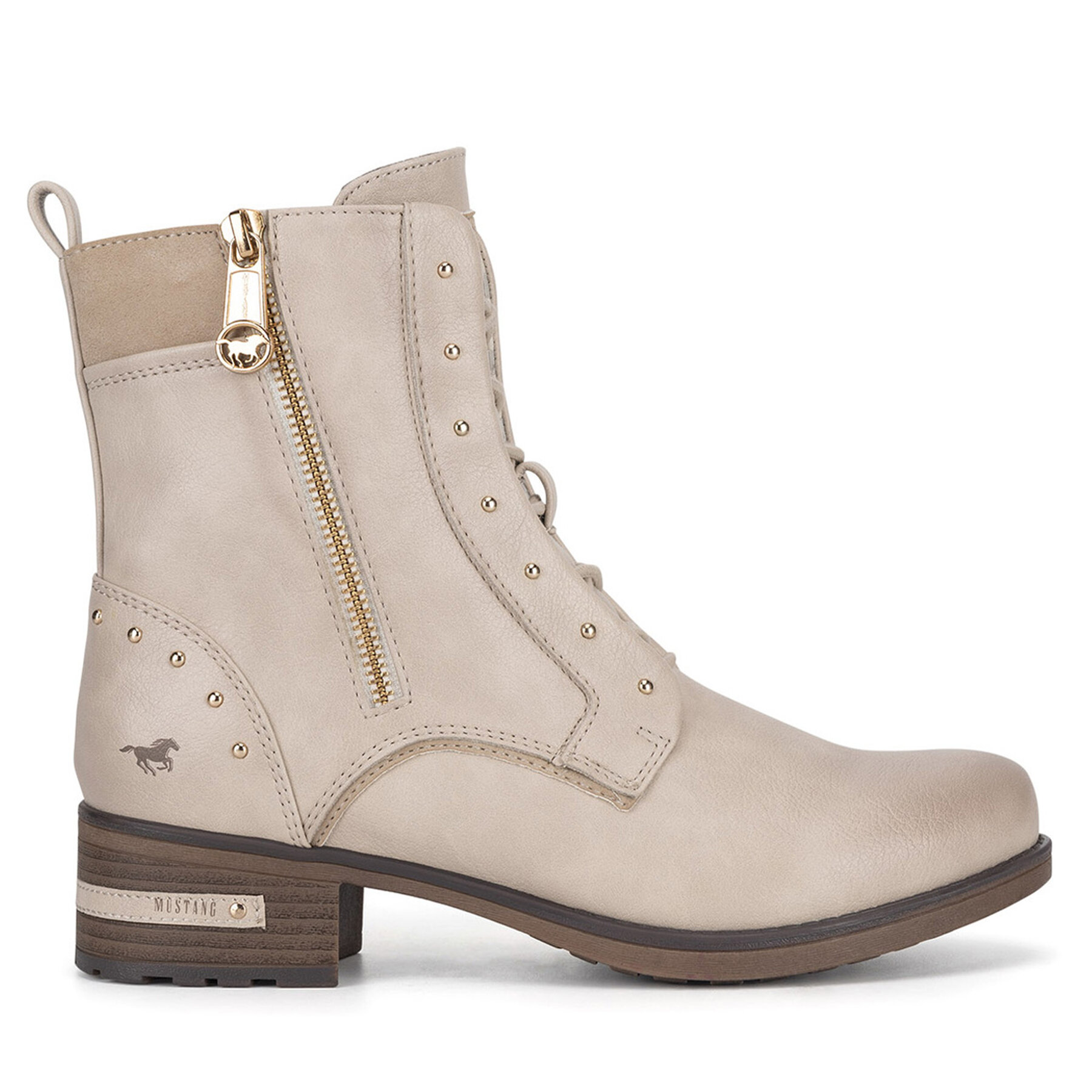 Šnurovacia obuv Mustang 1229-522 Béžová