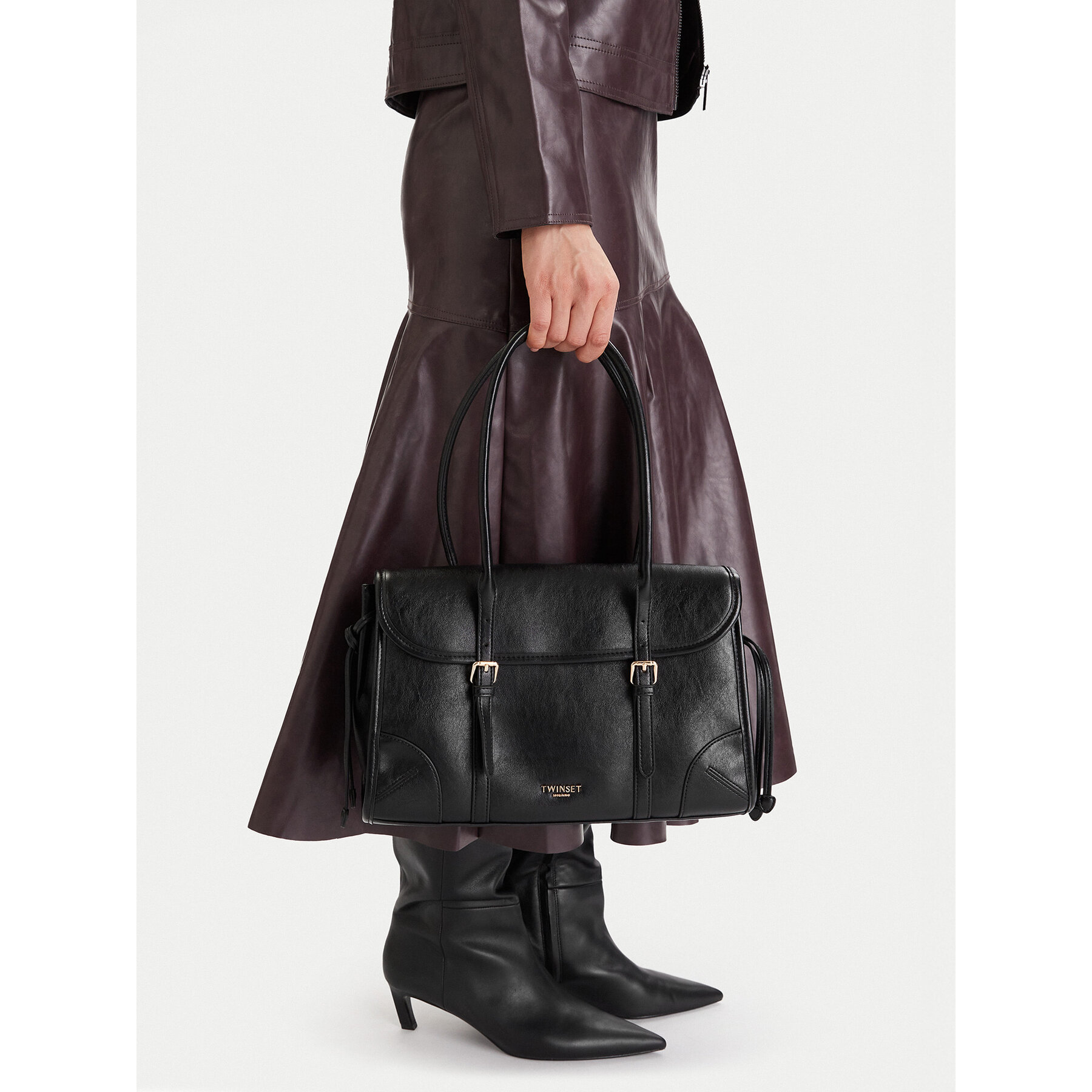 Geantă TWINSET 252TD8040 Negru