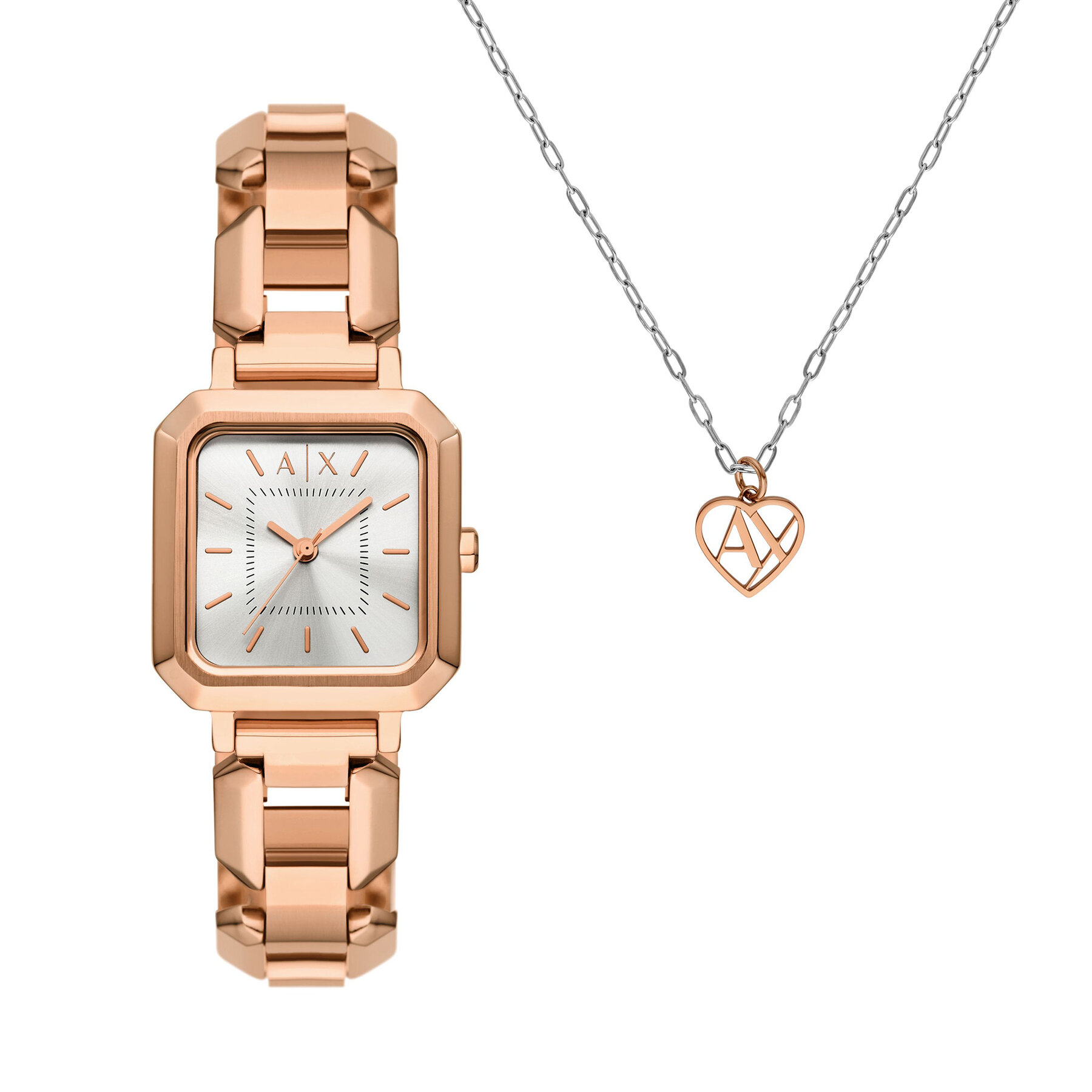 Ročna ura Armani Exchange Leila AX7167SET Zlata