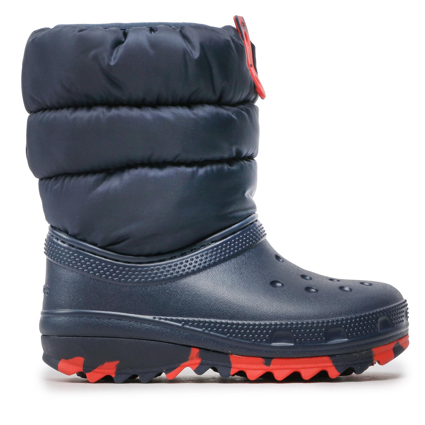 Bambino Stivali da neve Crocs, Taglia 38_39, Blu scuro, Classic Neo Puff Boot K 207684, taglia : 38_39