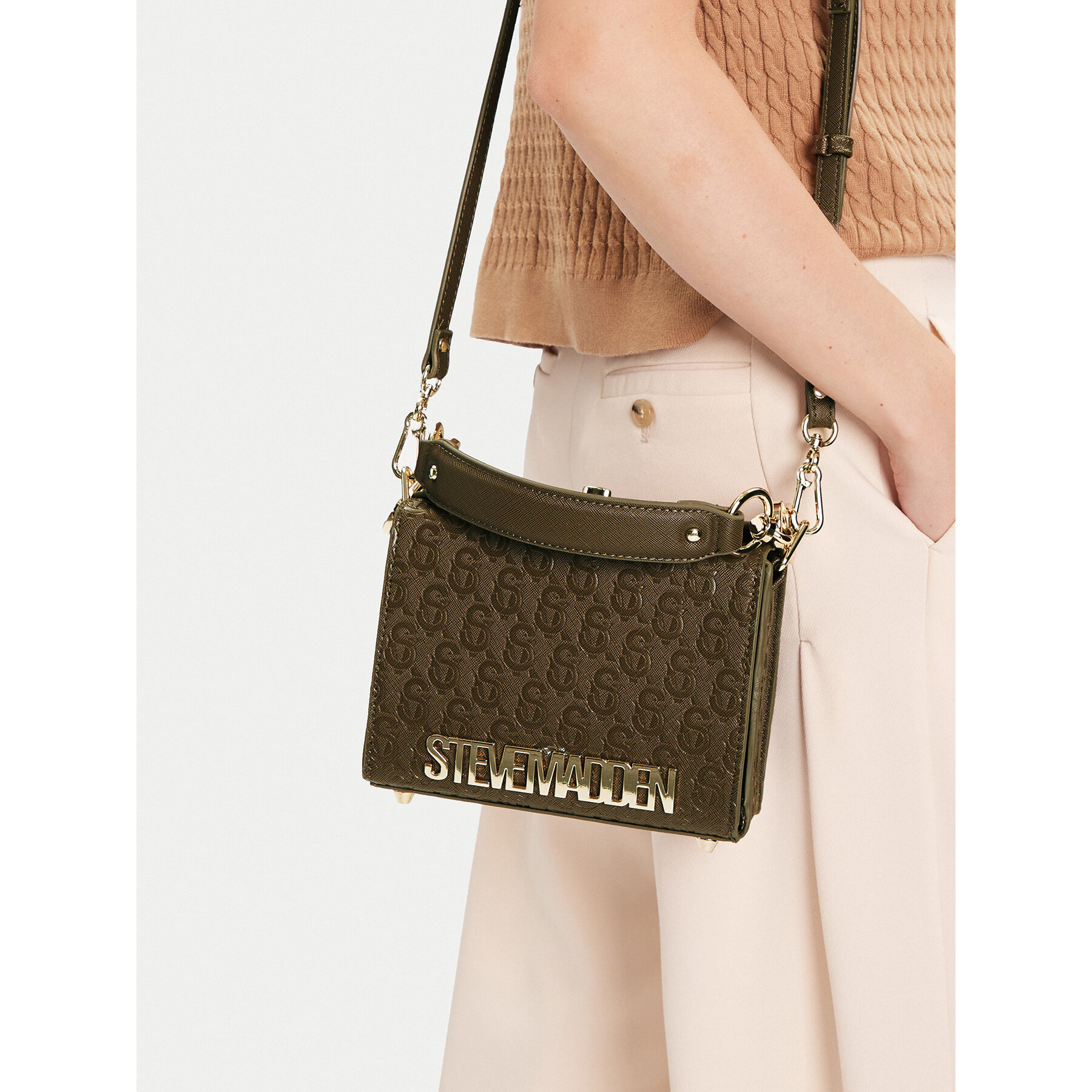 Torbica Steve Madden Bnoya-E SM13001639 Zelena