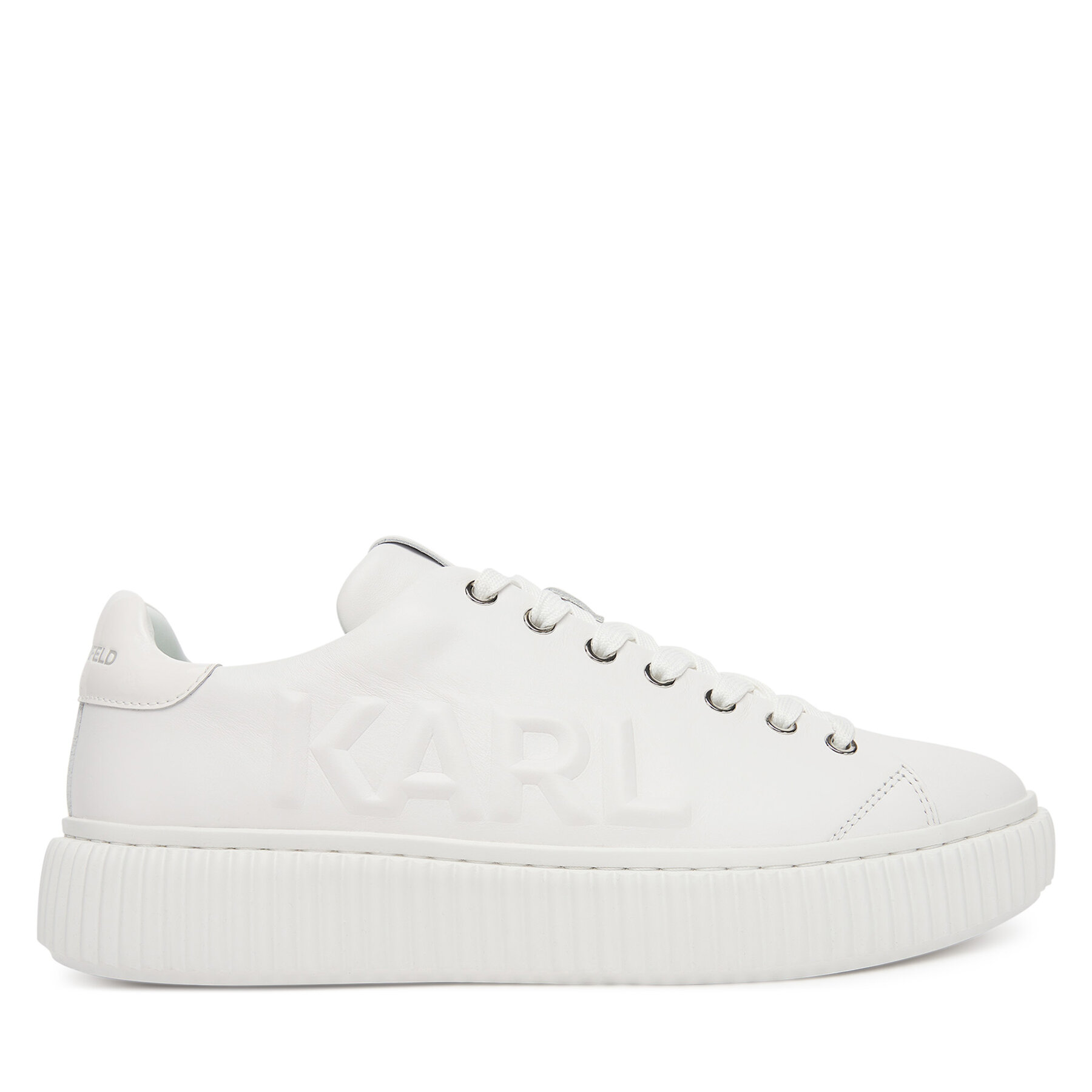 Sneakersy KARL LAGERFELD KL24225 Biela