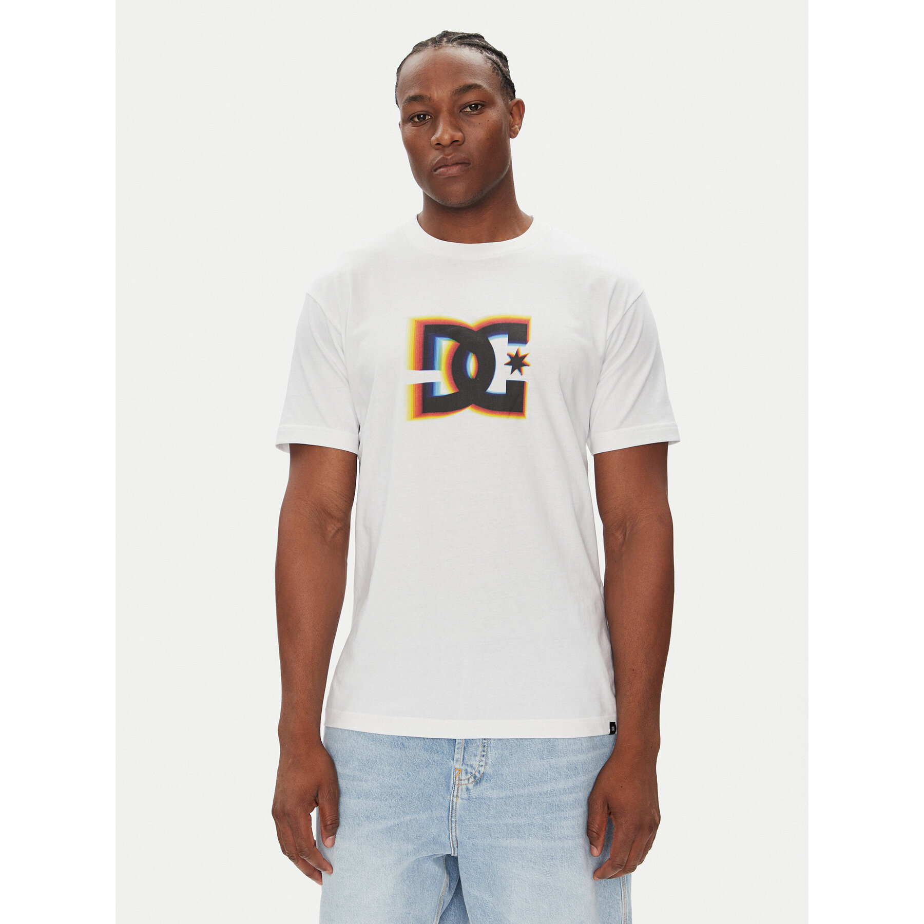 DC Shoes Póló ADYZT05444 Fehér Heritage Fit