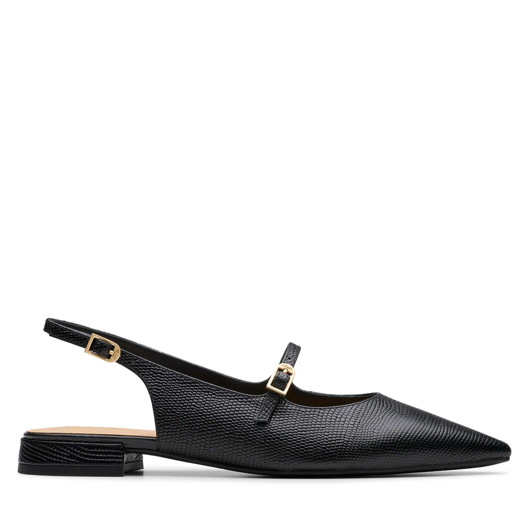 Балеринки Clarks Sensa15 Shine 26181314 Черен