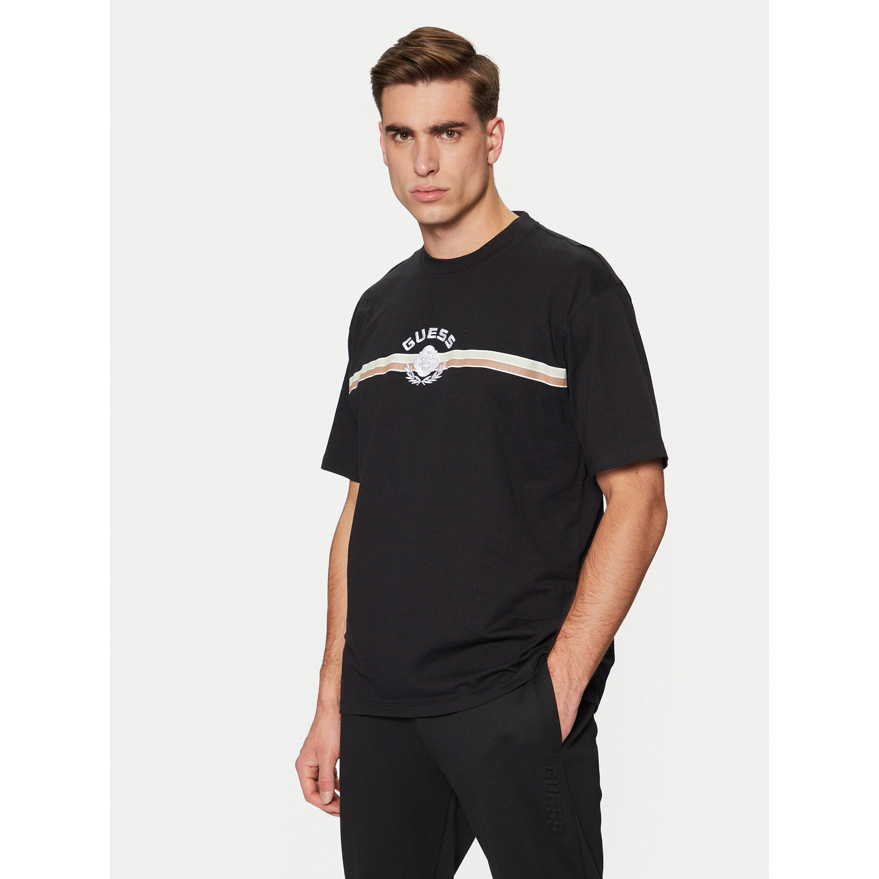 Guess T-Shirt Z5RI02 I3Z14 Μαύρο Regular Fit