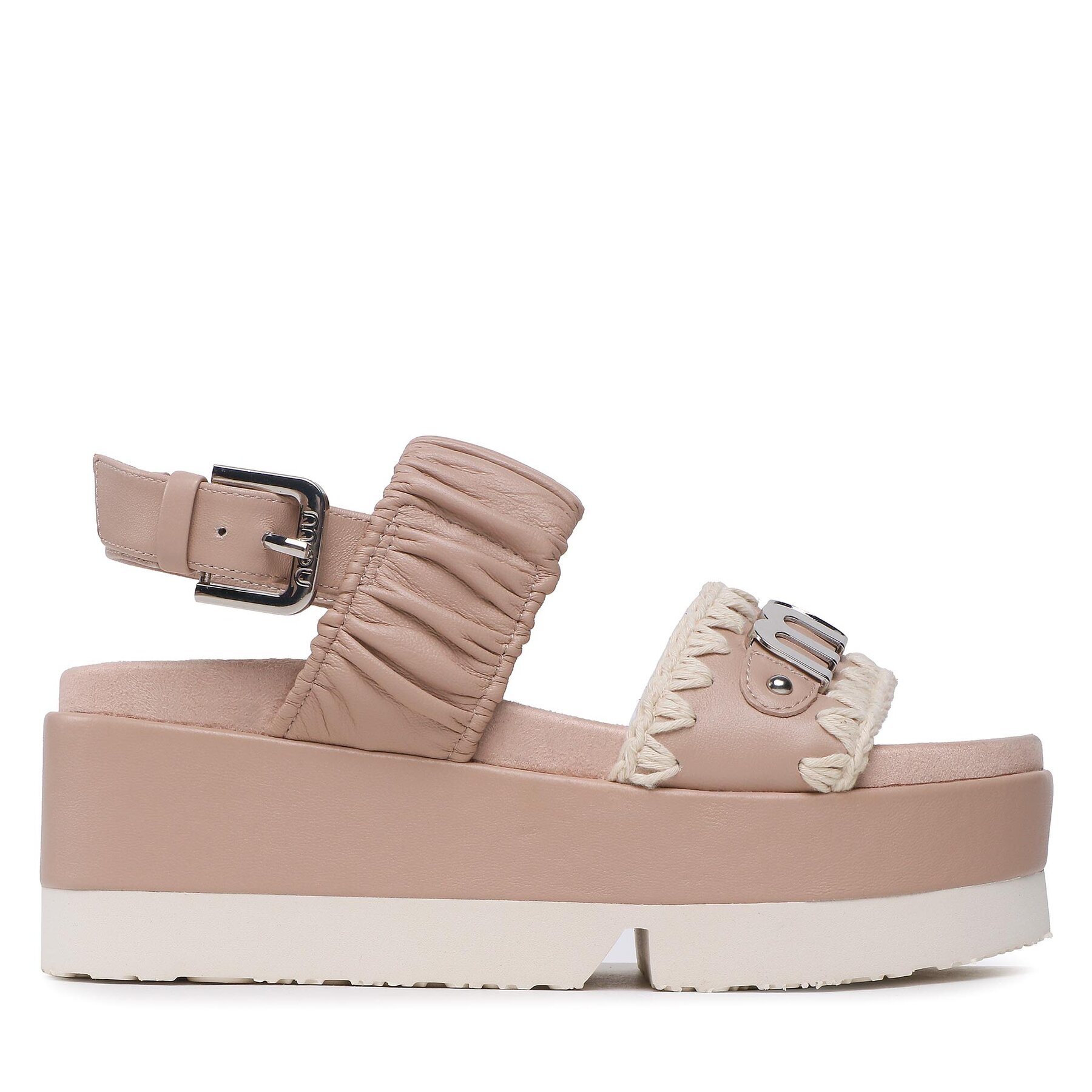 Sandalias Mou Japanese # 03 Two Band SW471001C Beis