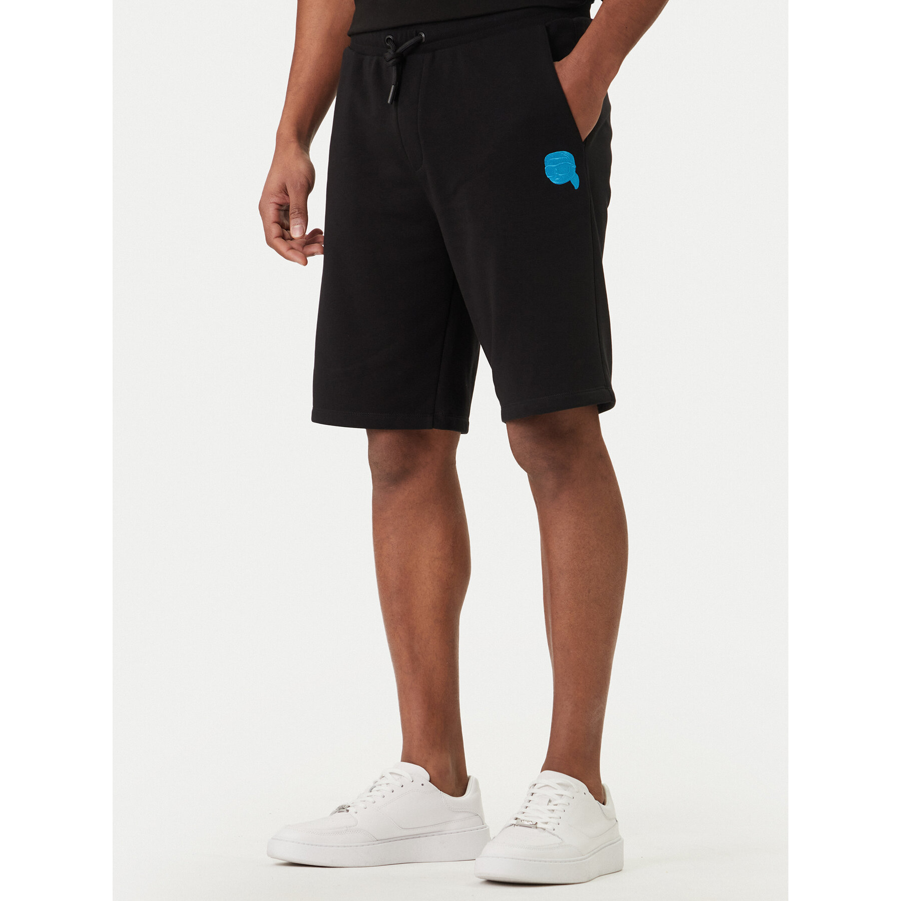KARL LAGERFELD Sportshorts 705118 562900 Schwarz Loose Fit