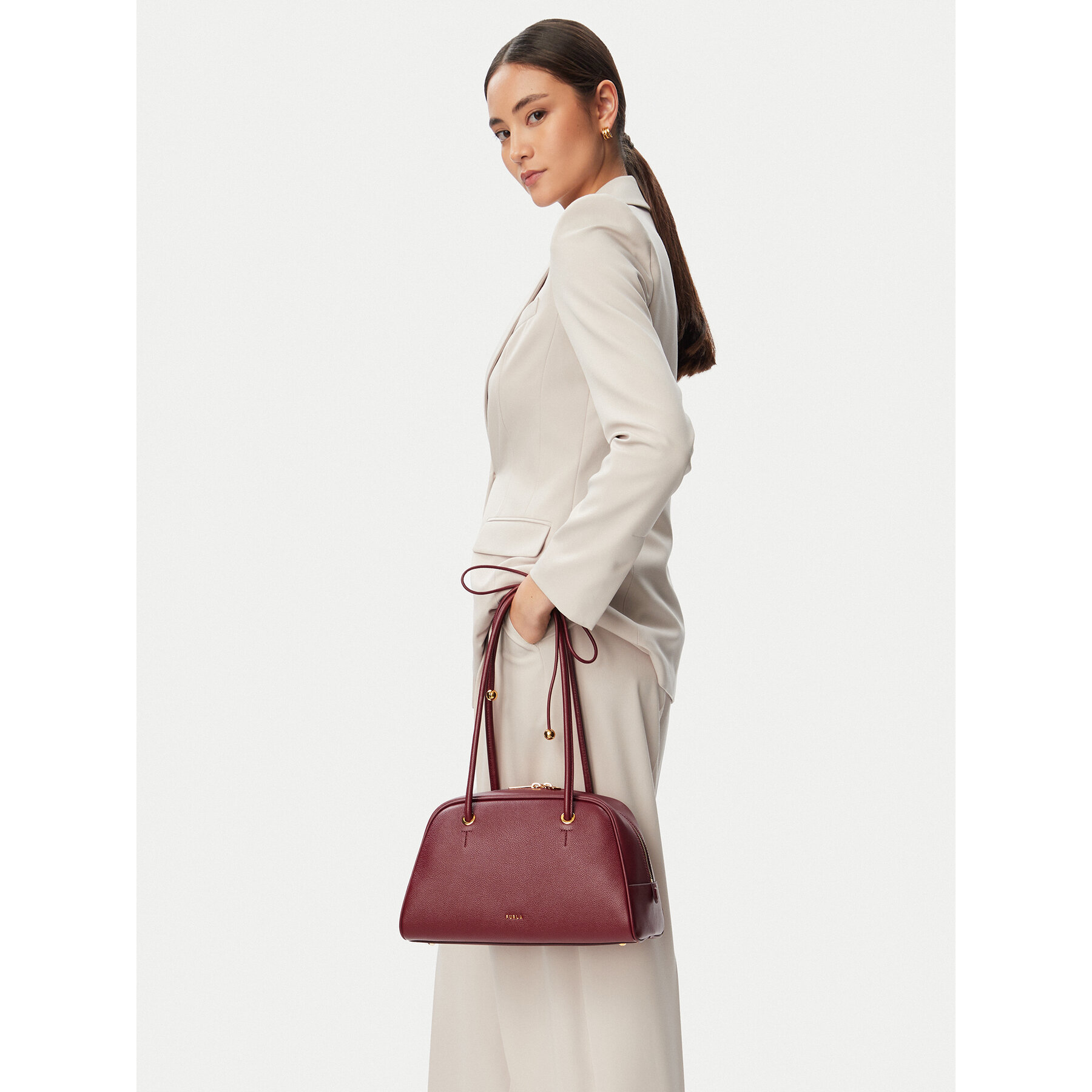 Torbica Furla Poppy M WB02109 BX4573 CN 4908S Tamno crvena