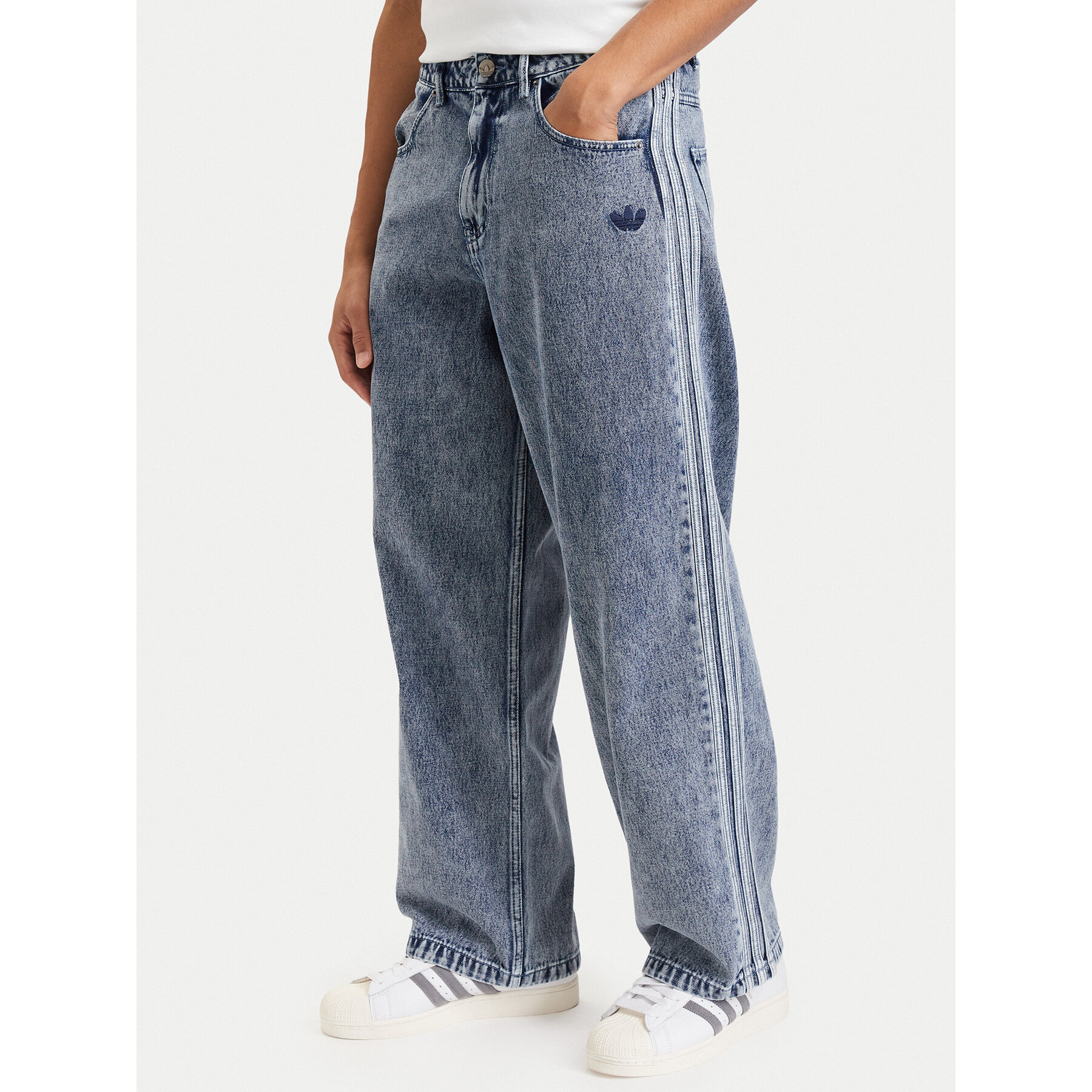 adidas Jeans Sst KQ8853 Blau Loose Fit