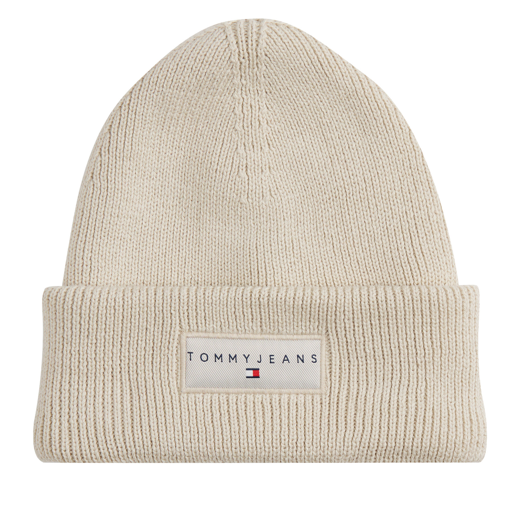 Căciulă Tommy Jeans Tjw Linear Beanie AW0AW17913 Écru
