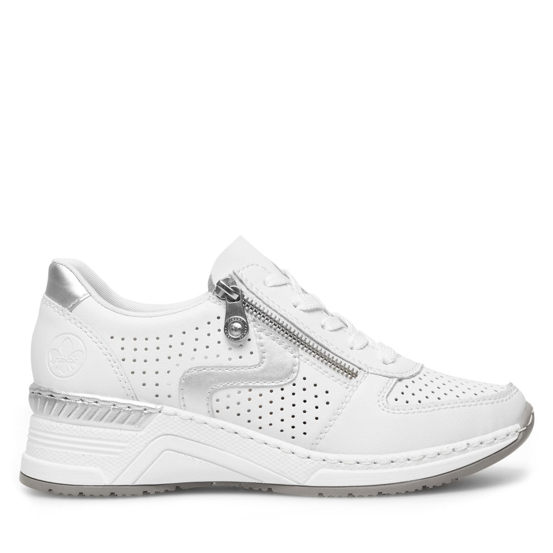 Sneakers Rieker N4340-80 Alb