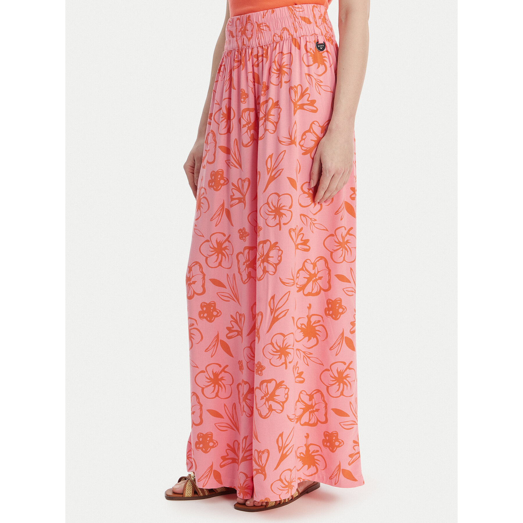 Roxy Stoffhose W126-RXLTR-1022-13P Rosa Regular Fit