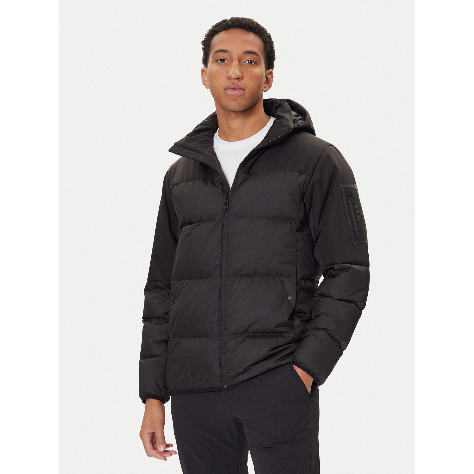 BOSS Daunenjacke Block-X JT 50548693 Schwarz Regular Fit