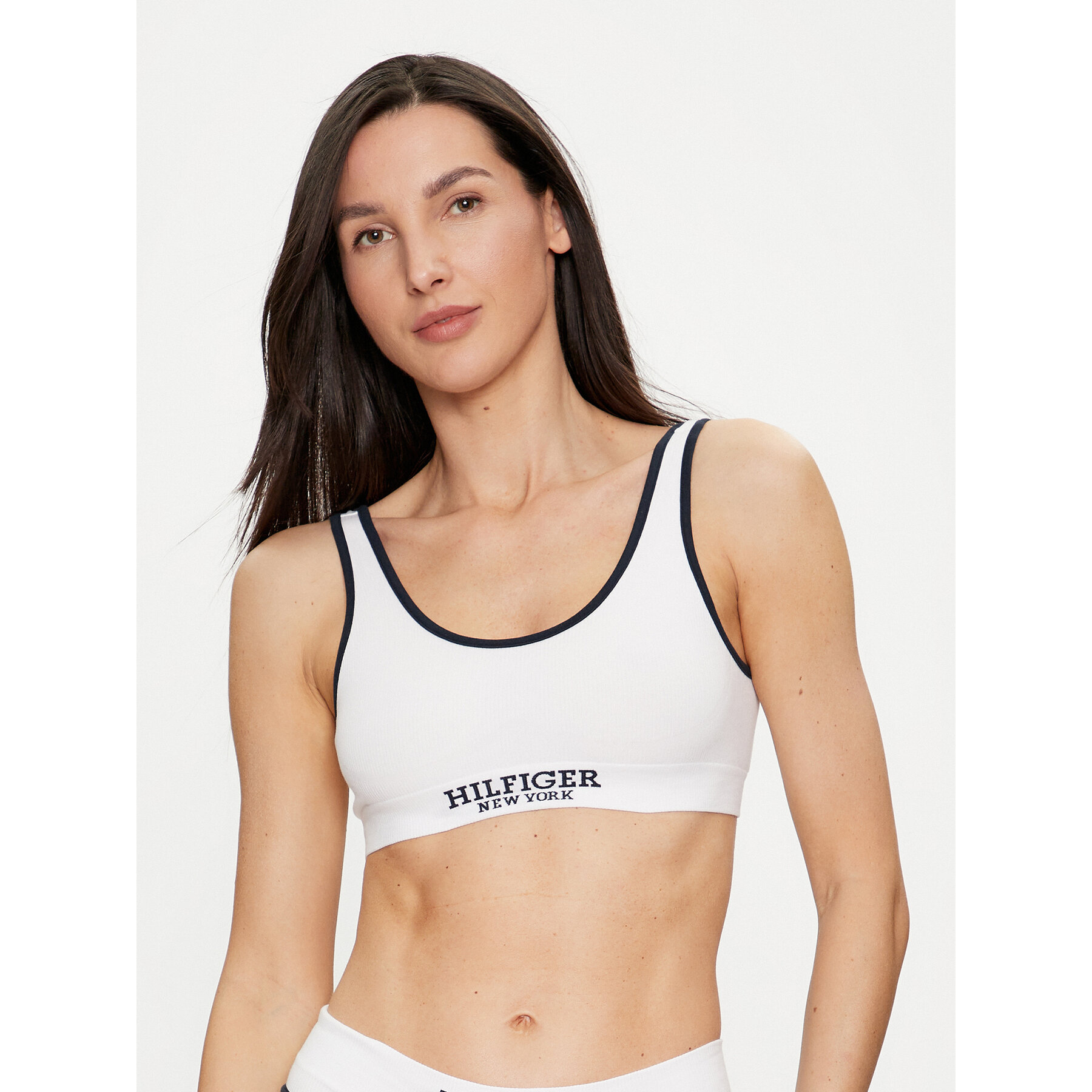 Tommy Hilfiger Σουτιέν τοπ UW0UW05217 Λευκό