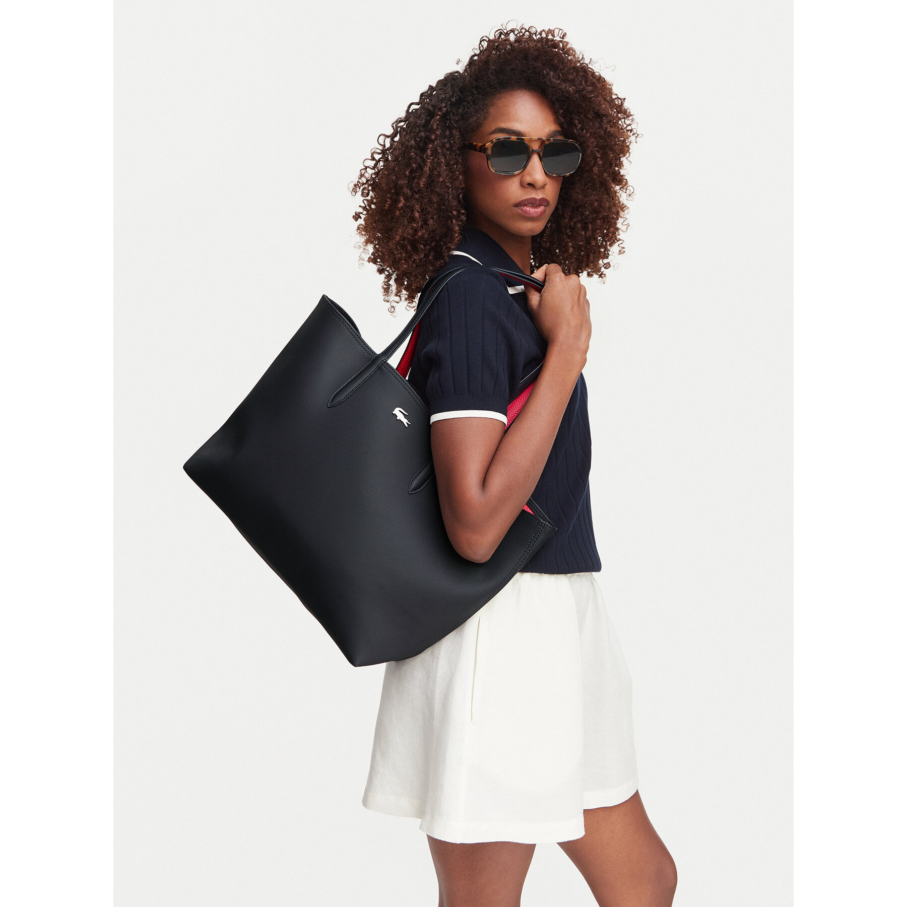 Torbica Lacoste NF2142AA Crna