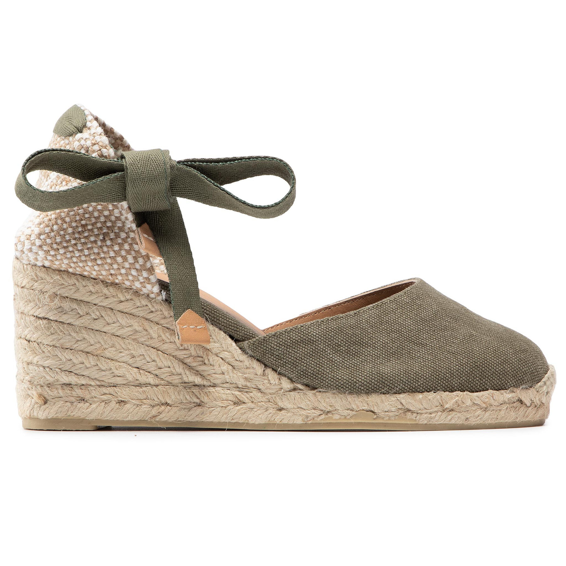 Castañer Dámske Espadrilky, Rozmer: 38, Zelená, Carina/6/002 21644-414