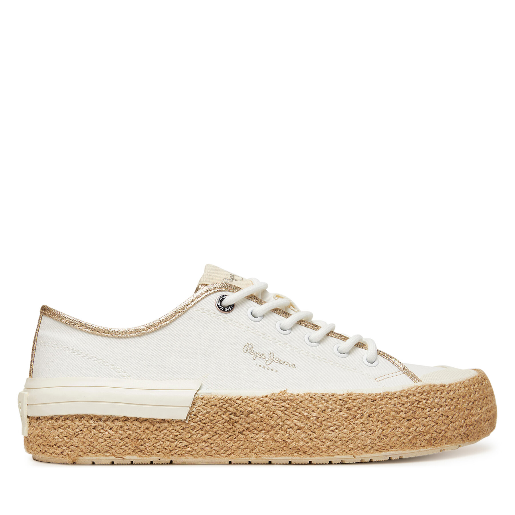 Damskie Espadryle Pepe Jeans, Rozmiar 40, Biały Samoi Mix PLS31595