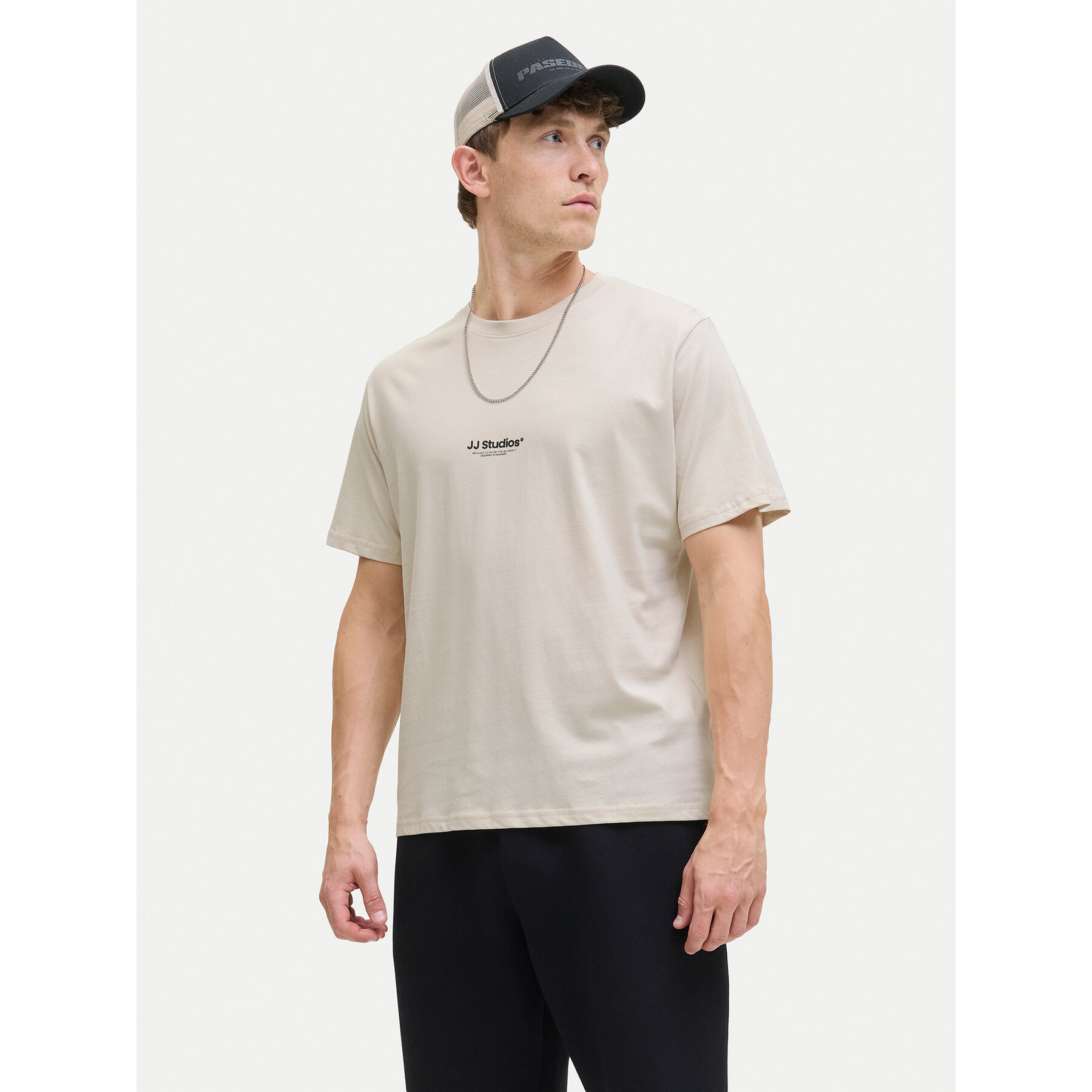 Jack & Jones Camiseta Jesoho 12278787 Beis Regular Fit