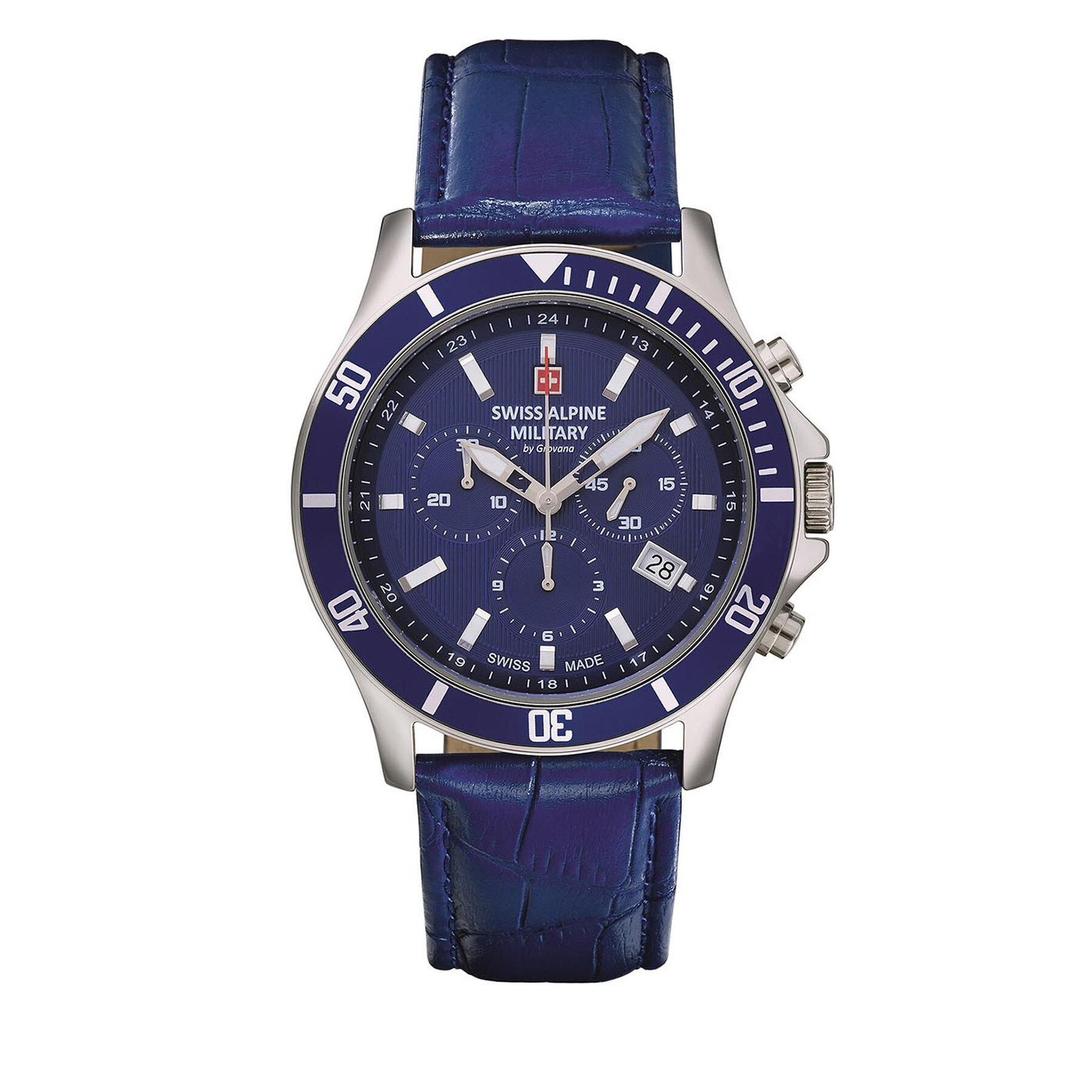 

Годинник Swiss Alpine Military 7022.9535 Blue, Голубий
