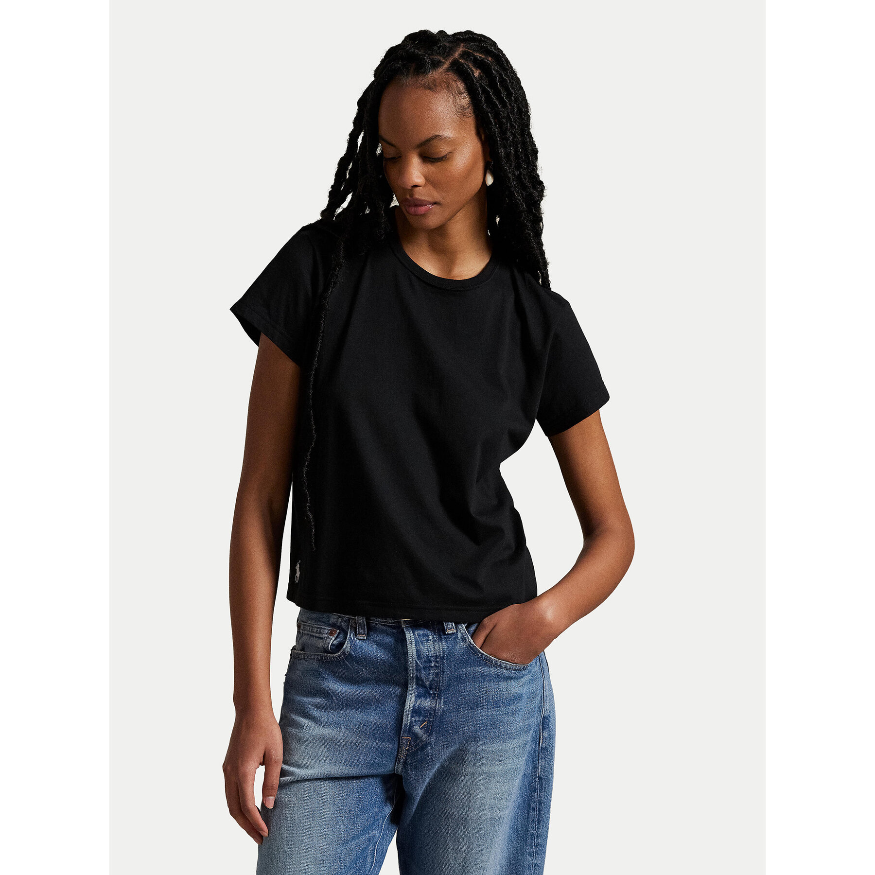 Polo Ralph Lauren Póló 211967102002 Fekete Classic Fit