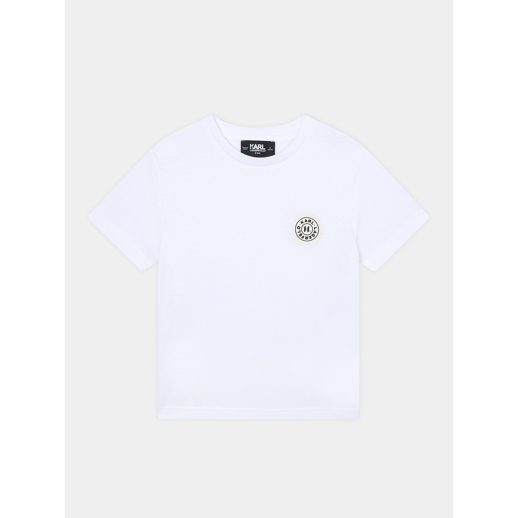 Karl Lagerfeld Kids Karl Lagerfeld Kids T-Shirt Z25413 S Λευκό Regular Fit