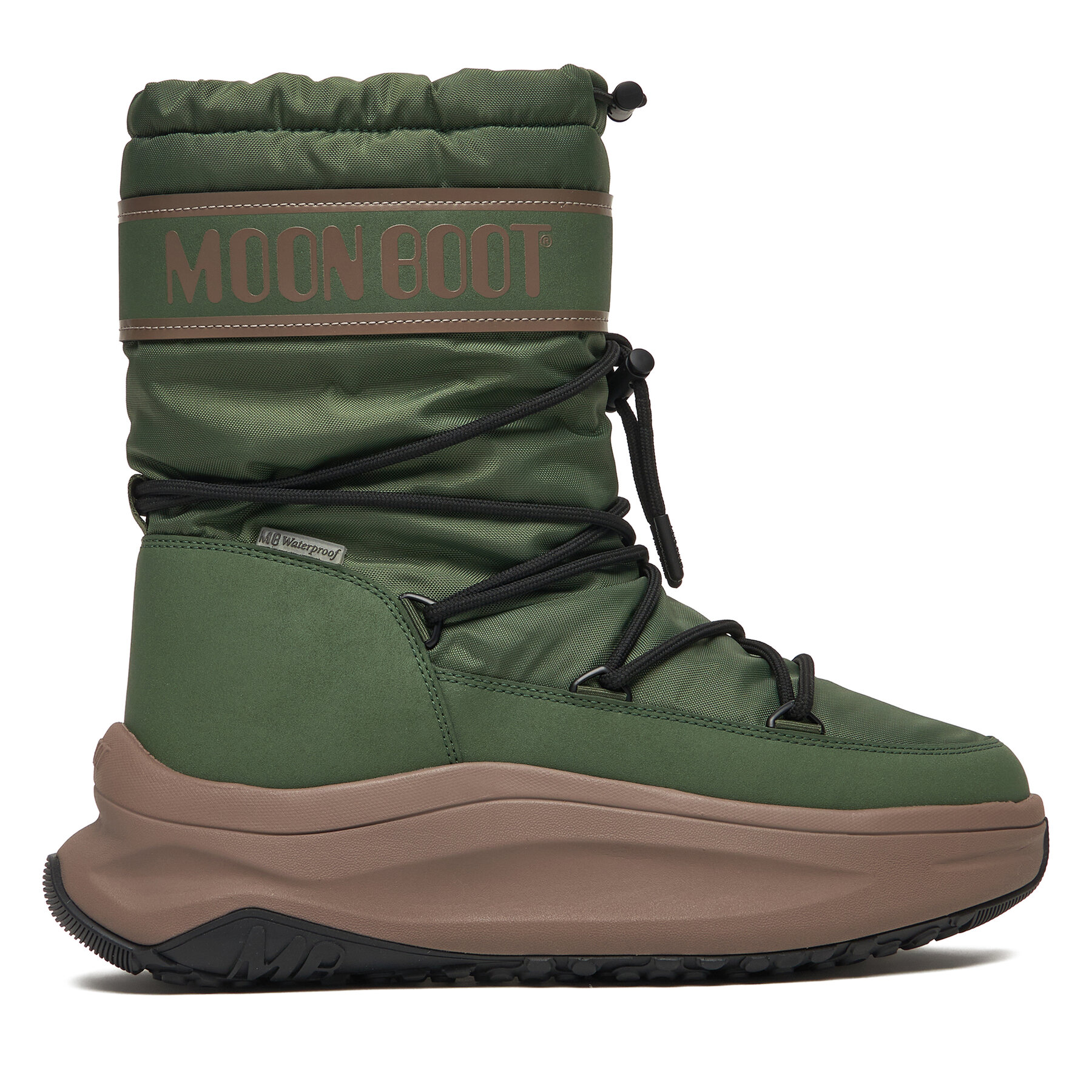 Cizme de zăpadă Moon Boot 80D2490010 Verde