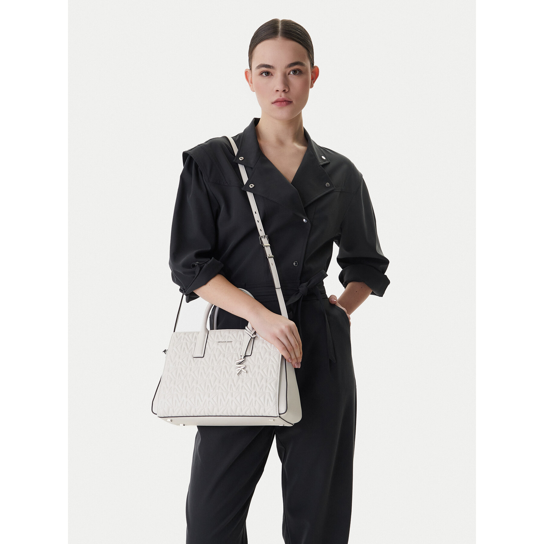 Geantă MICHAEL Michael Kors 30R6S9IS2T Alb