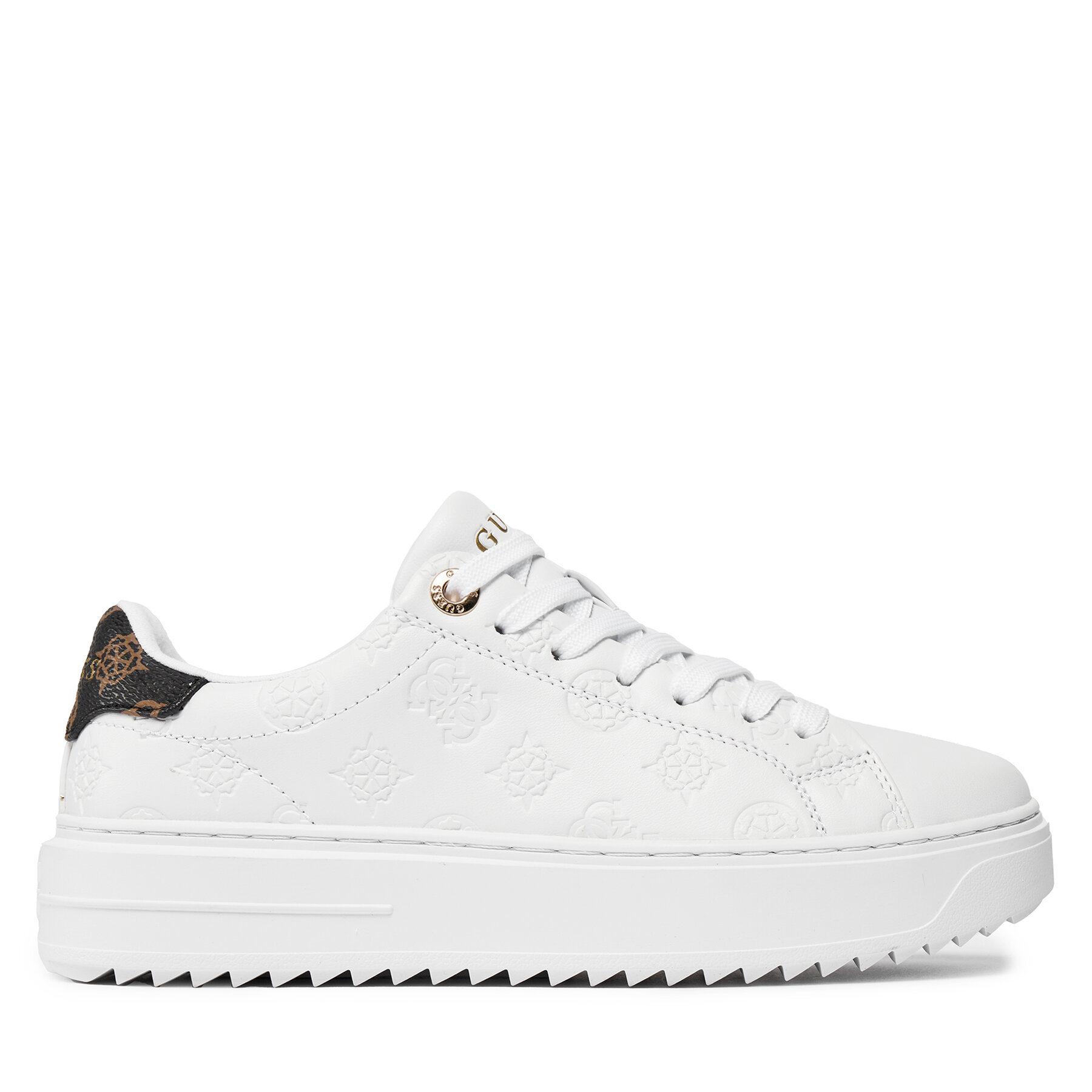 Sneakersy Guess Denesa4 FLPDS4 FAL12 Biela