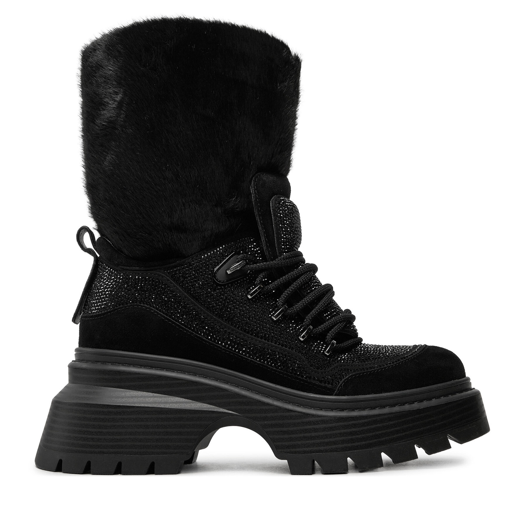 Боти MICHAEL Michael Kors 40F4SSFB5S Черен