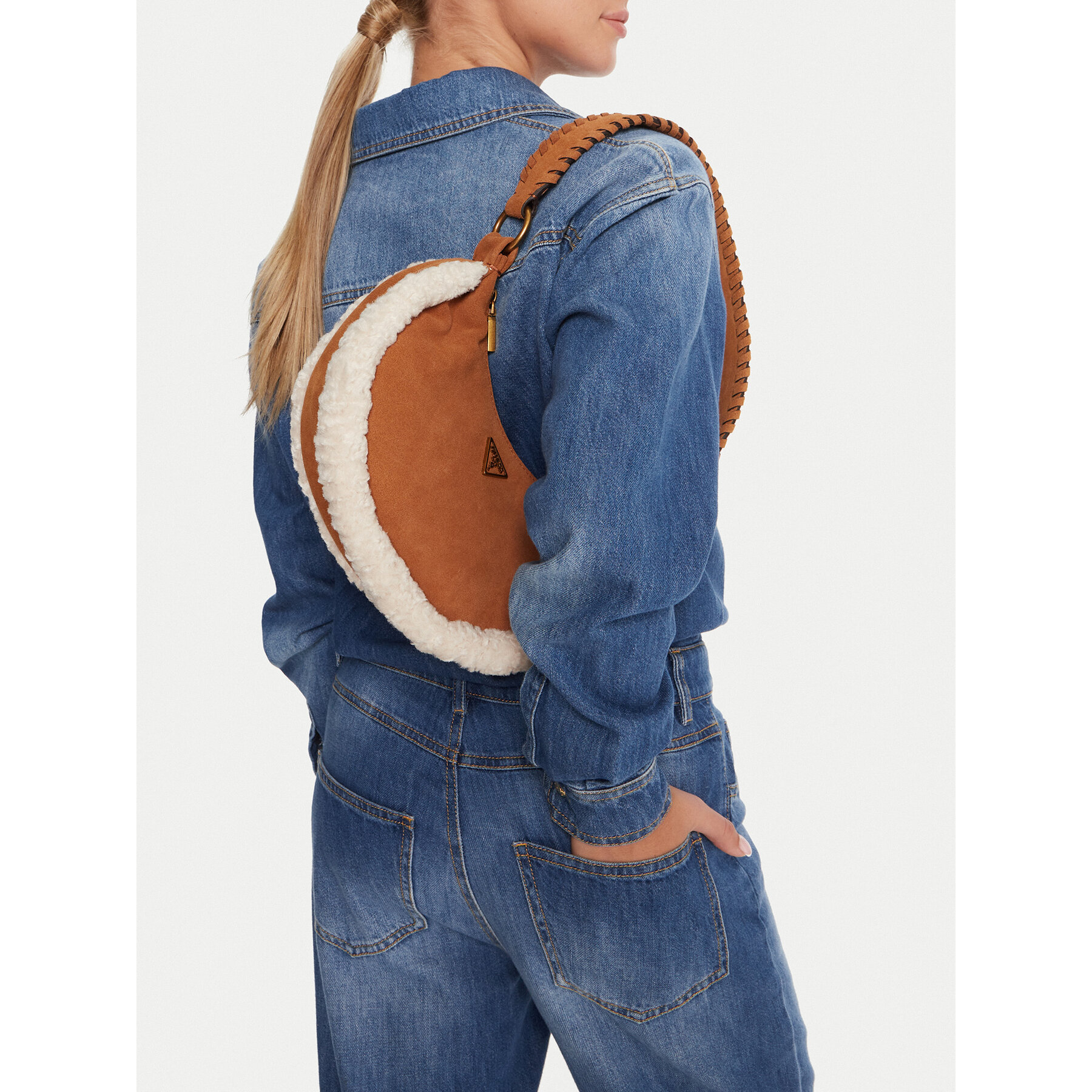 Geantă Guess Amita Mini HWSW95 39720 Maro