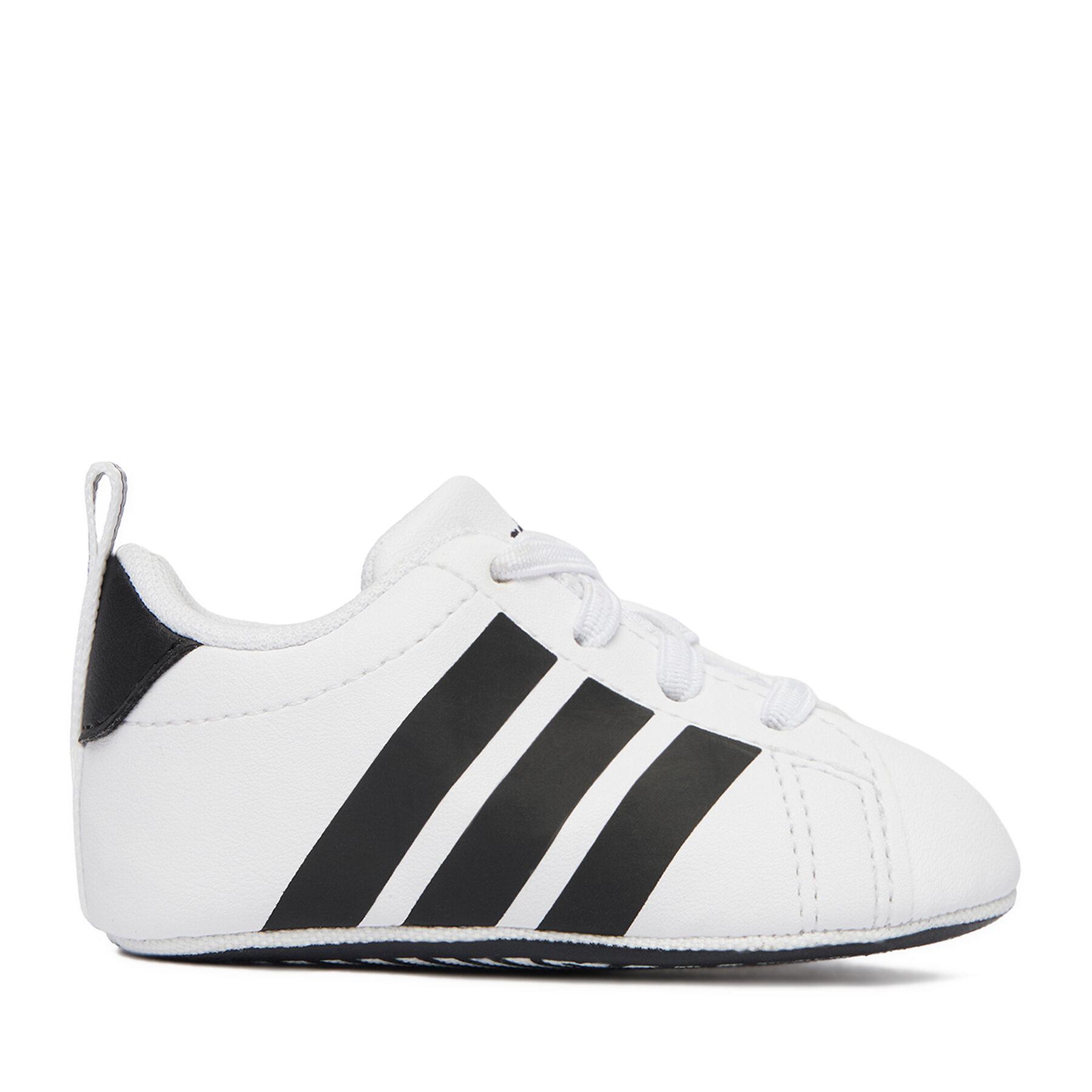 Mehki čeveljčki za dojenčke adidas CEO-GRAND COURT CRIB KI8216 Bela