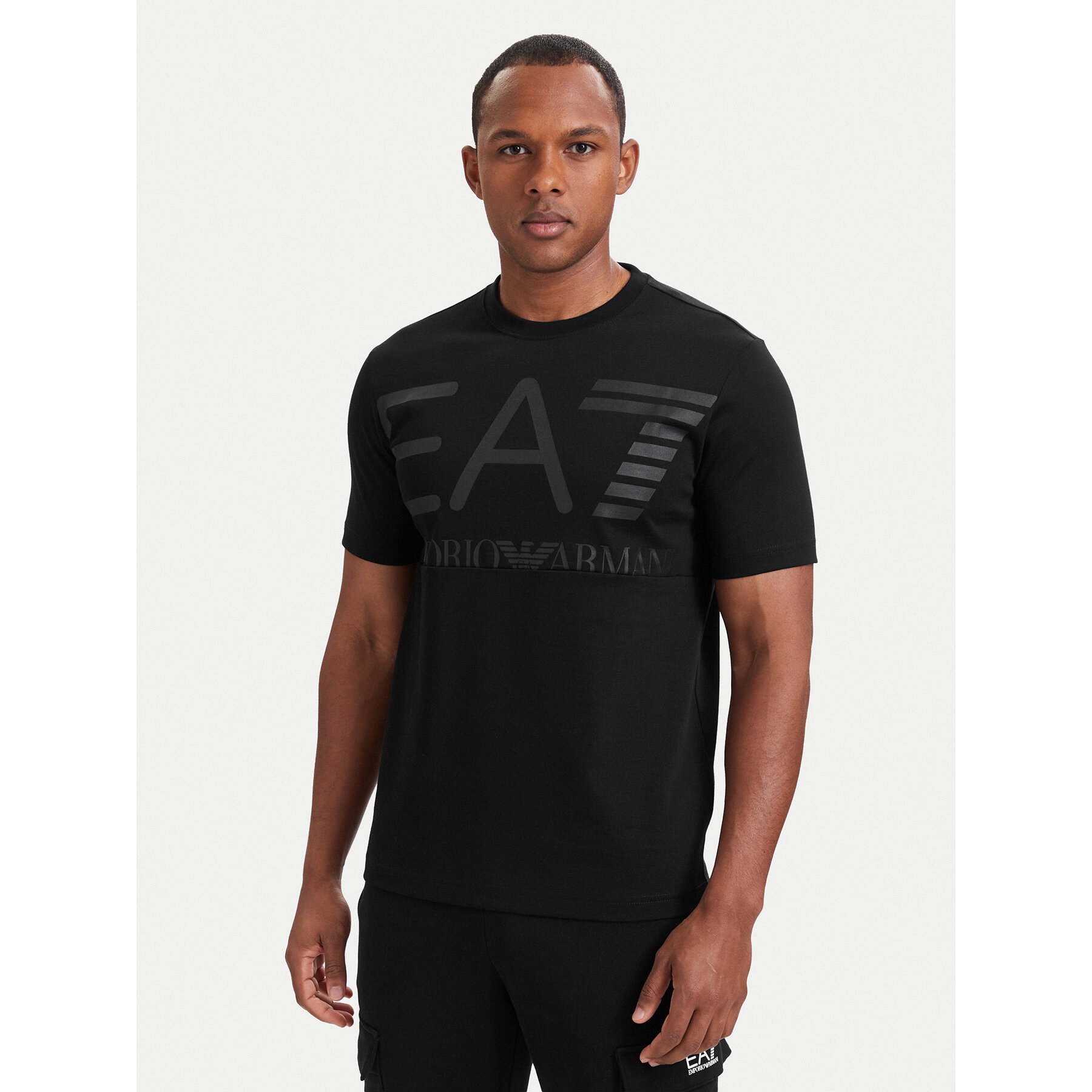 EA7 Emporio Armani T-Shirt 7M002200 AF27188 MC334 Schwarz Regular Fit