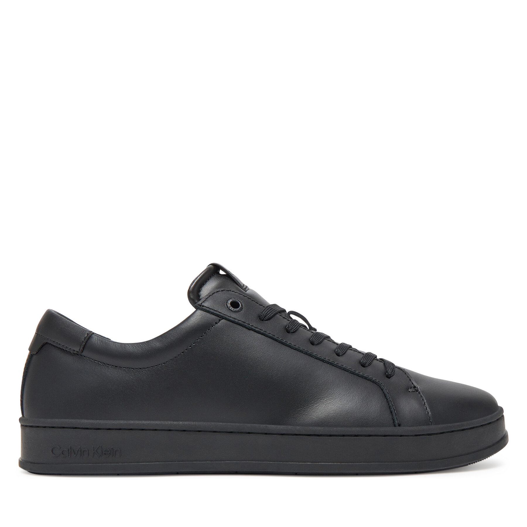 Sneakersy Calvin Klein Low Top Lace Up Lth HM0HM01971 Čierna
