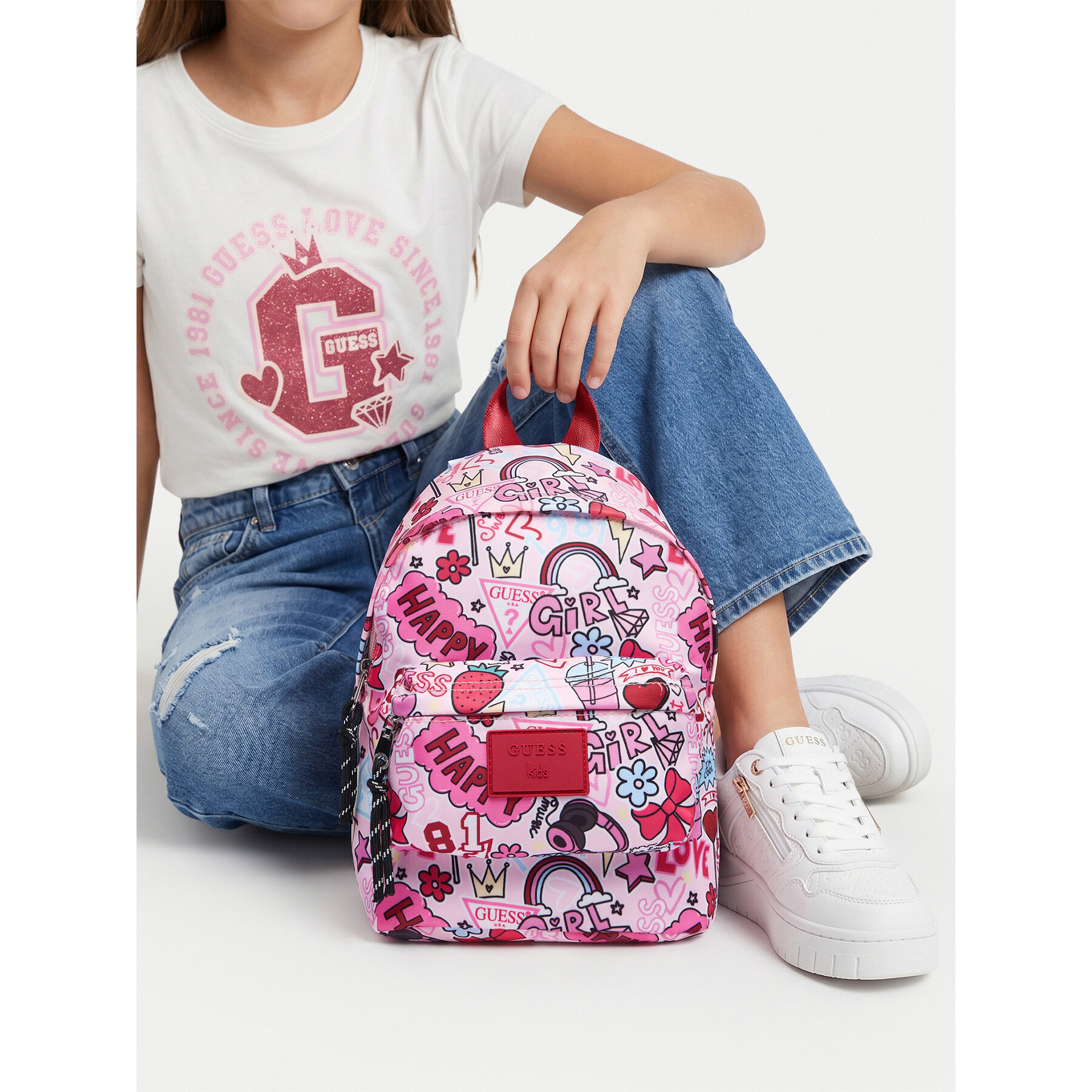 Ruksak Guess H6YZ05 W2595 Ružová