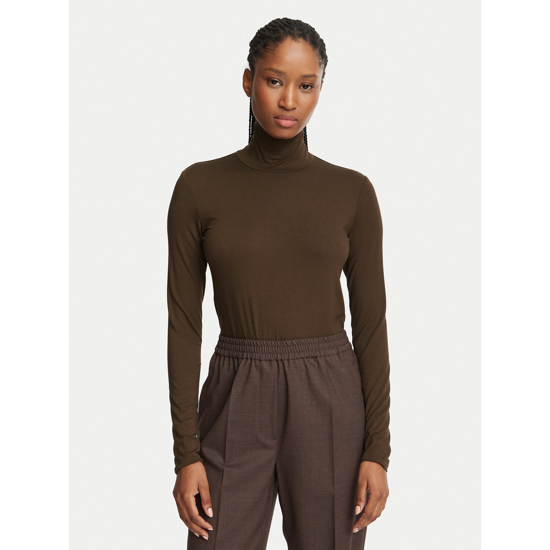 Weekend Max Mara Ζιβάγκο Multif 2625946012 Σκούρο καφέ Regular Fit