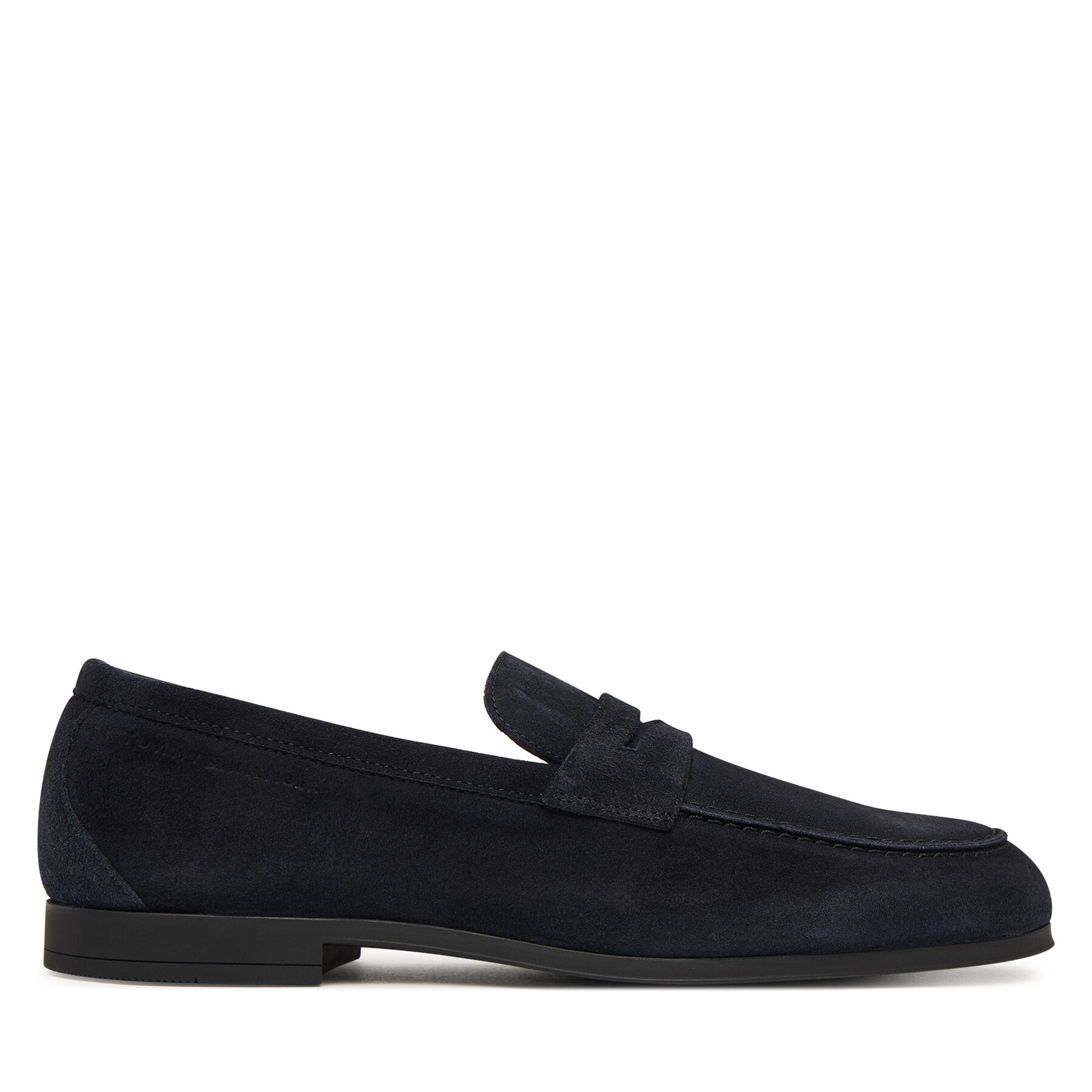 Loaferek Tommy Hilfiger Flexible Slim Suede Loafer FM0FM05745 Kék