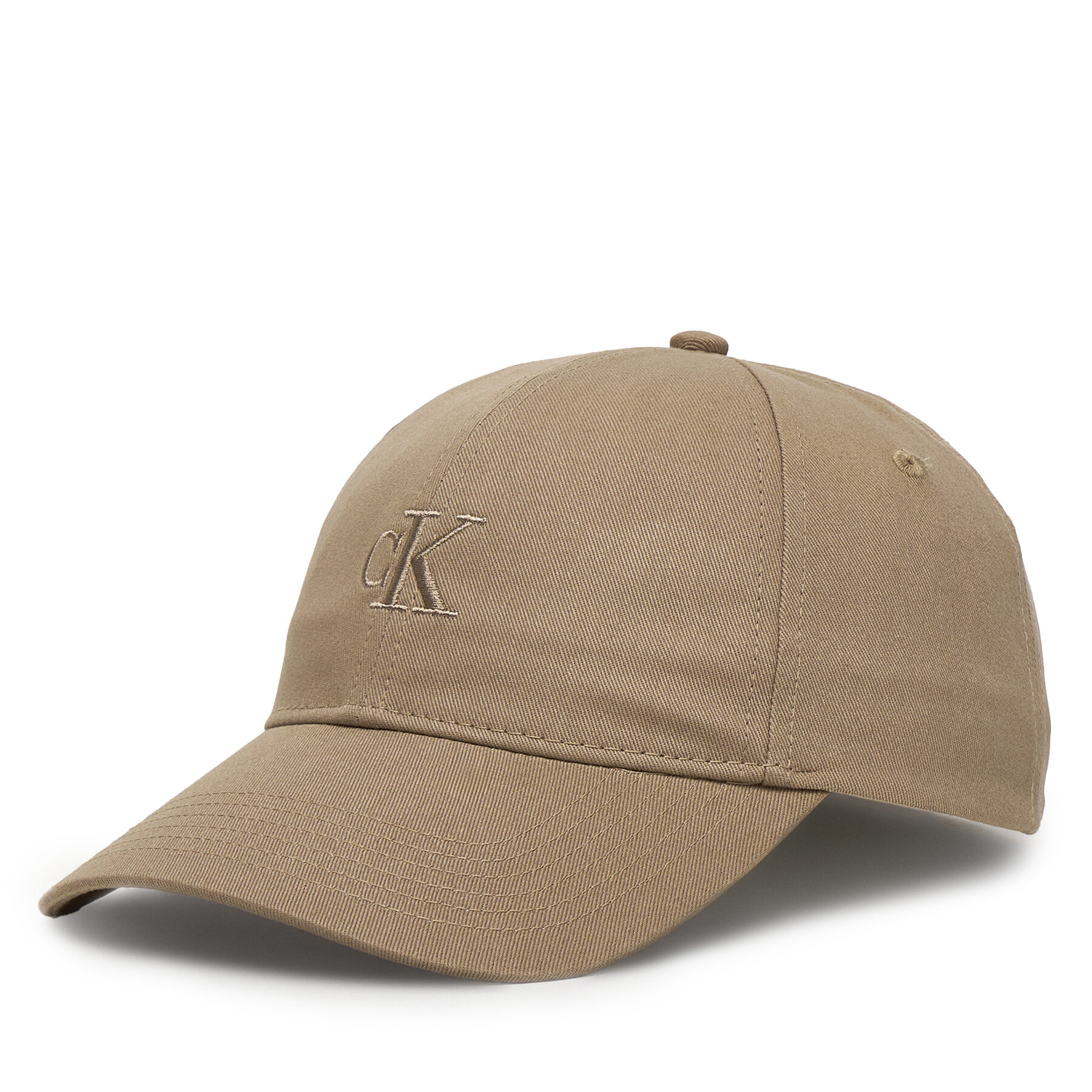 Baseball sapka Calvin Klein Monogram Embroidery Baseball Cap LV04K5024G Bézs