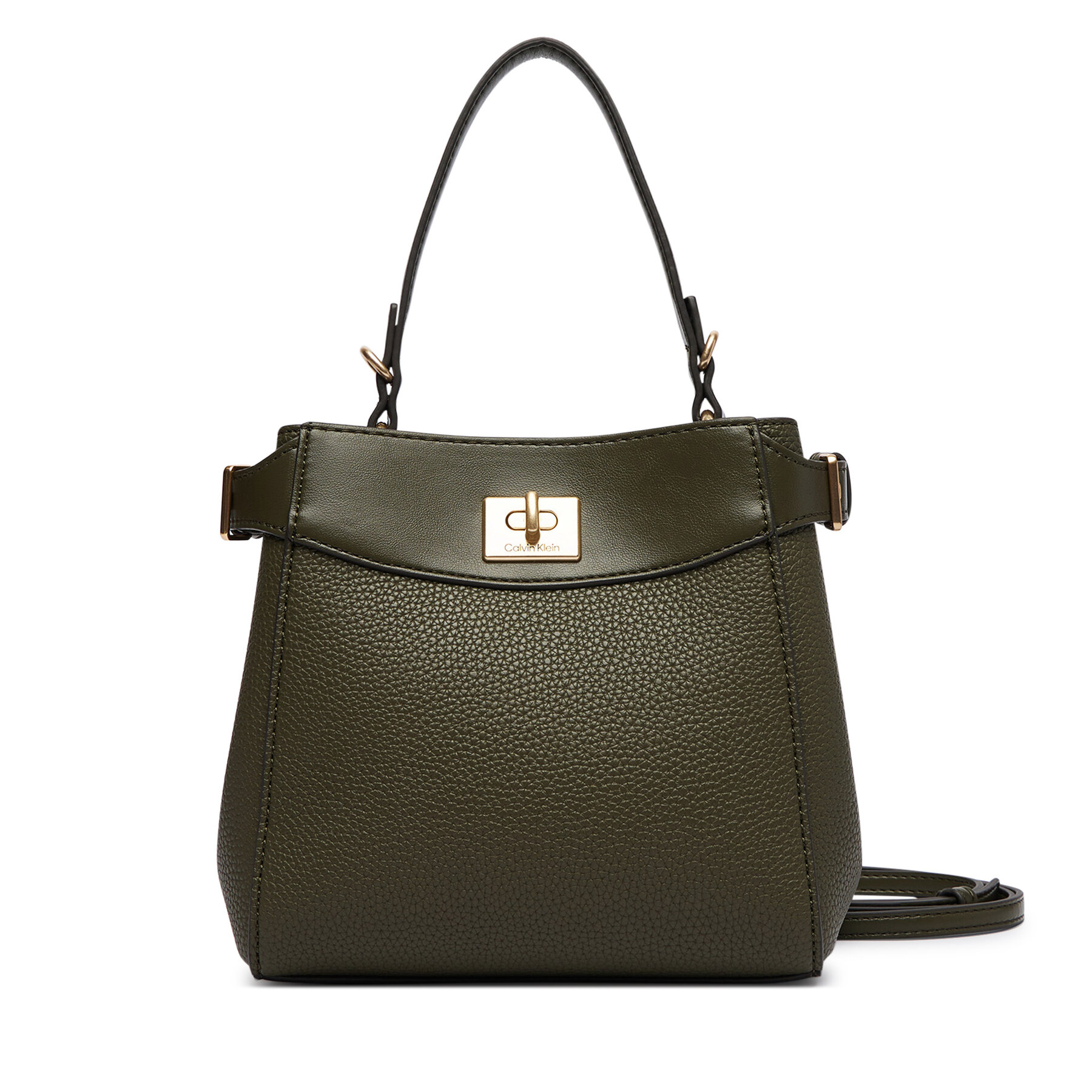Torbica Calvin Klein Mix Media Crossbody LV04F3885G Tamno zelena