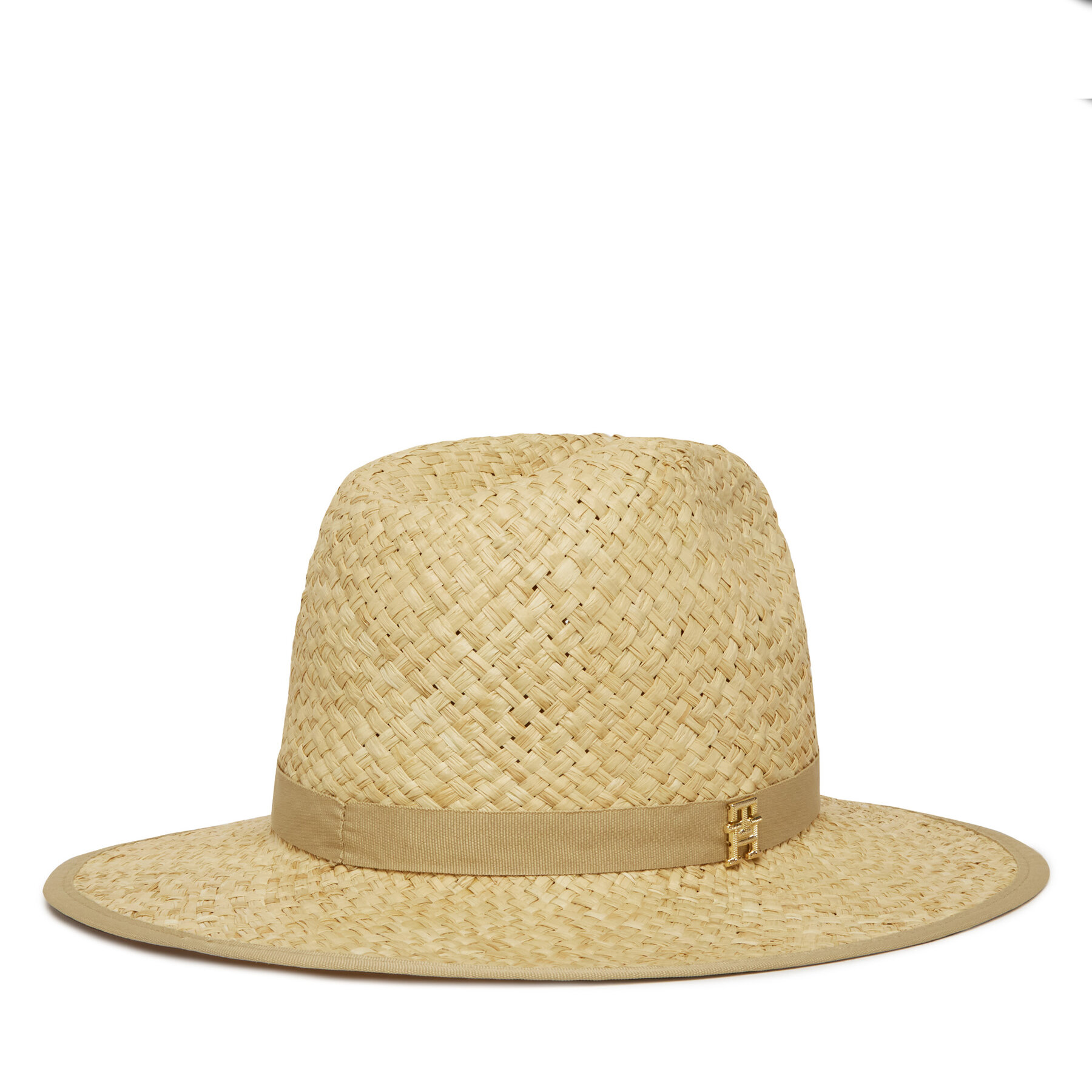 Pălărie Tommy Hilfiger Premium Beach Fedora AW0AW17135 Bej