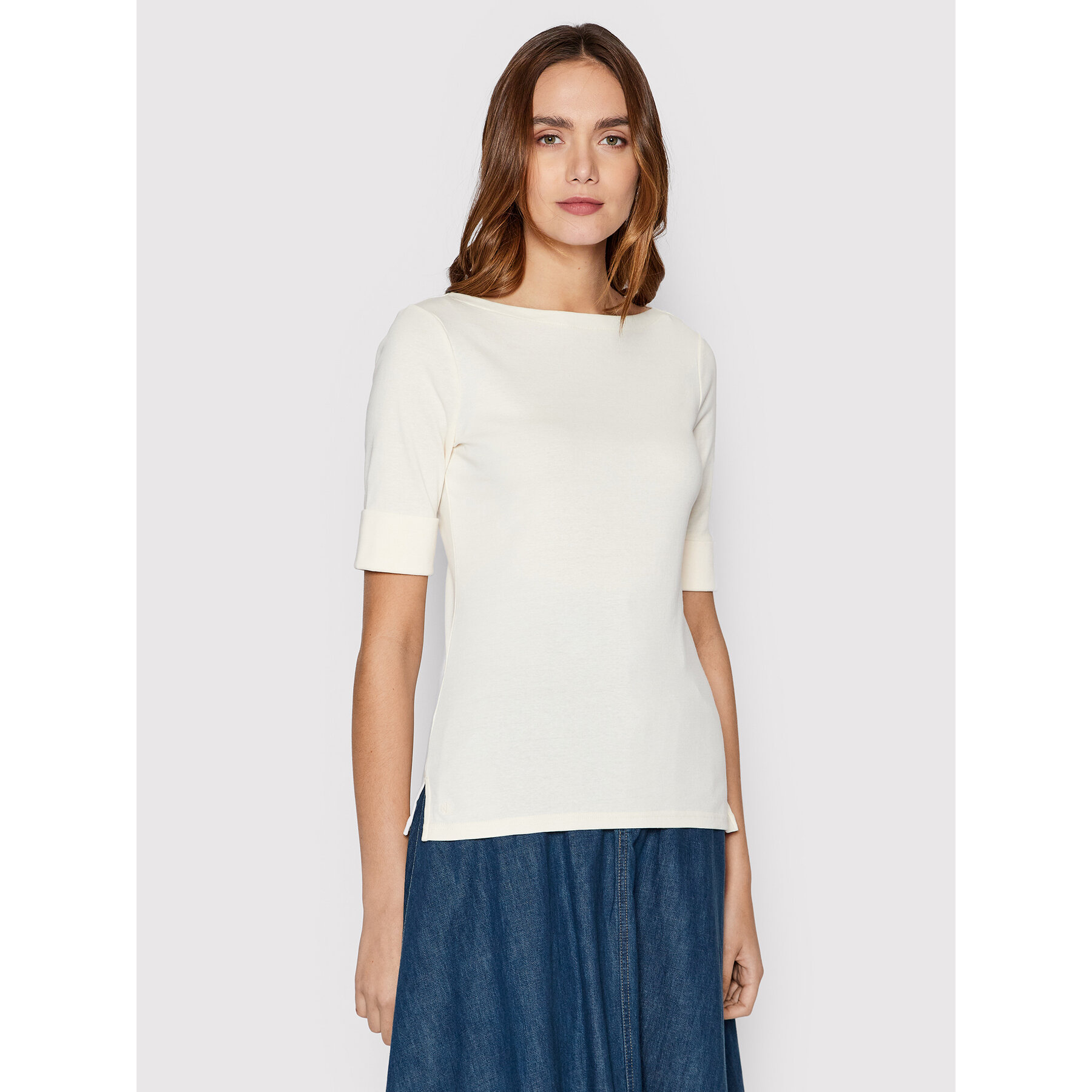 LAUREN RALPH LAUREN Bluse 200654963036 Écru Regular Fit
