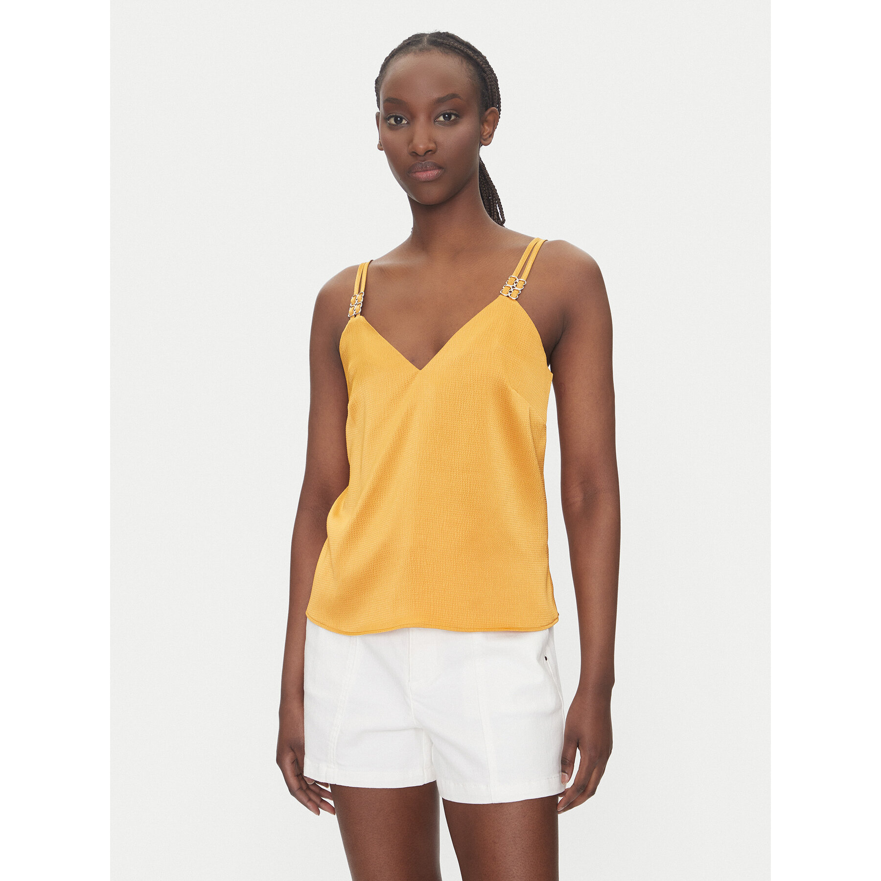 Morgan Top 242-OLAFI Giallo Slim Fit