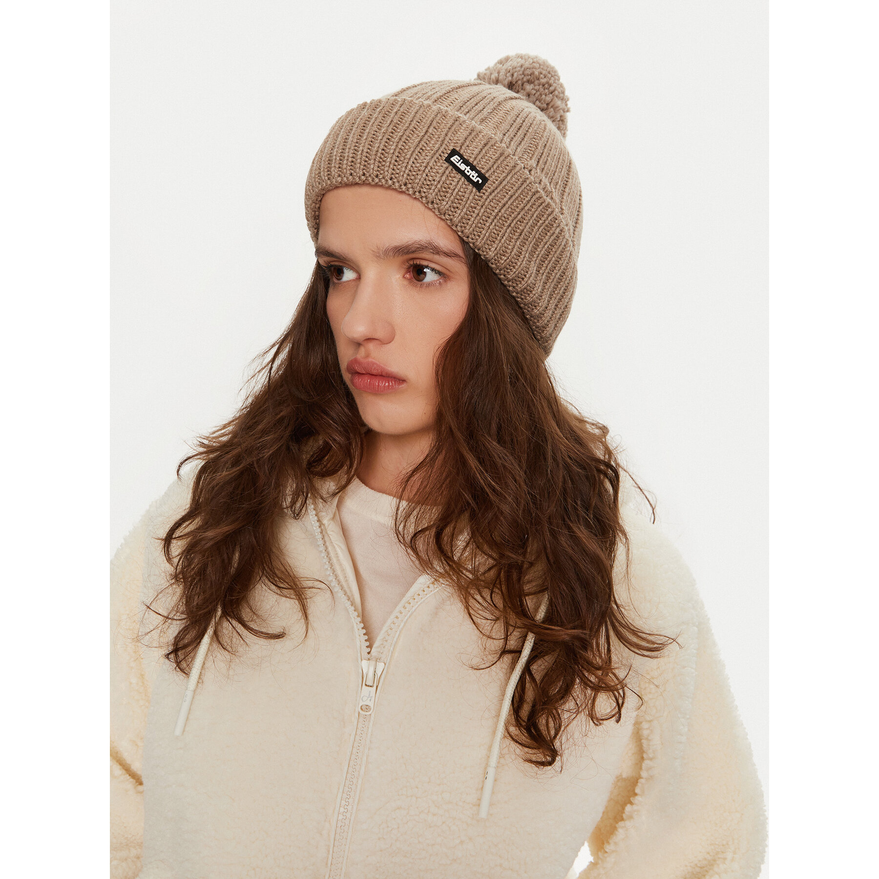 Berretto Eisbär Ayo Pompon 30949 150 Beige, Taglia 00, taglia : 00