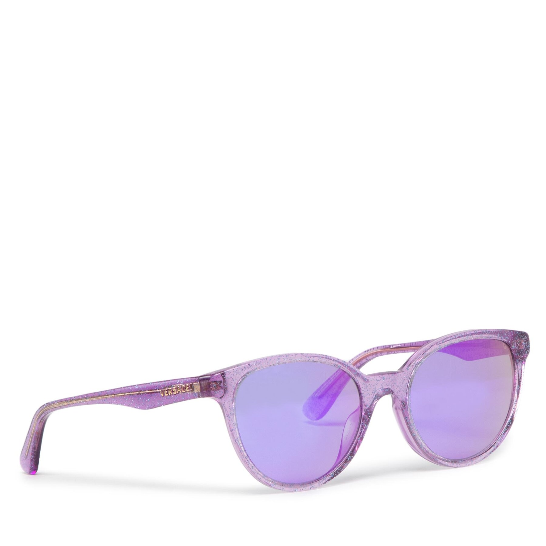 Sončna očala Versace 0VK4427U 53734V Lilac Glitter/Grey Mirror Violet