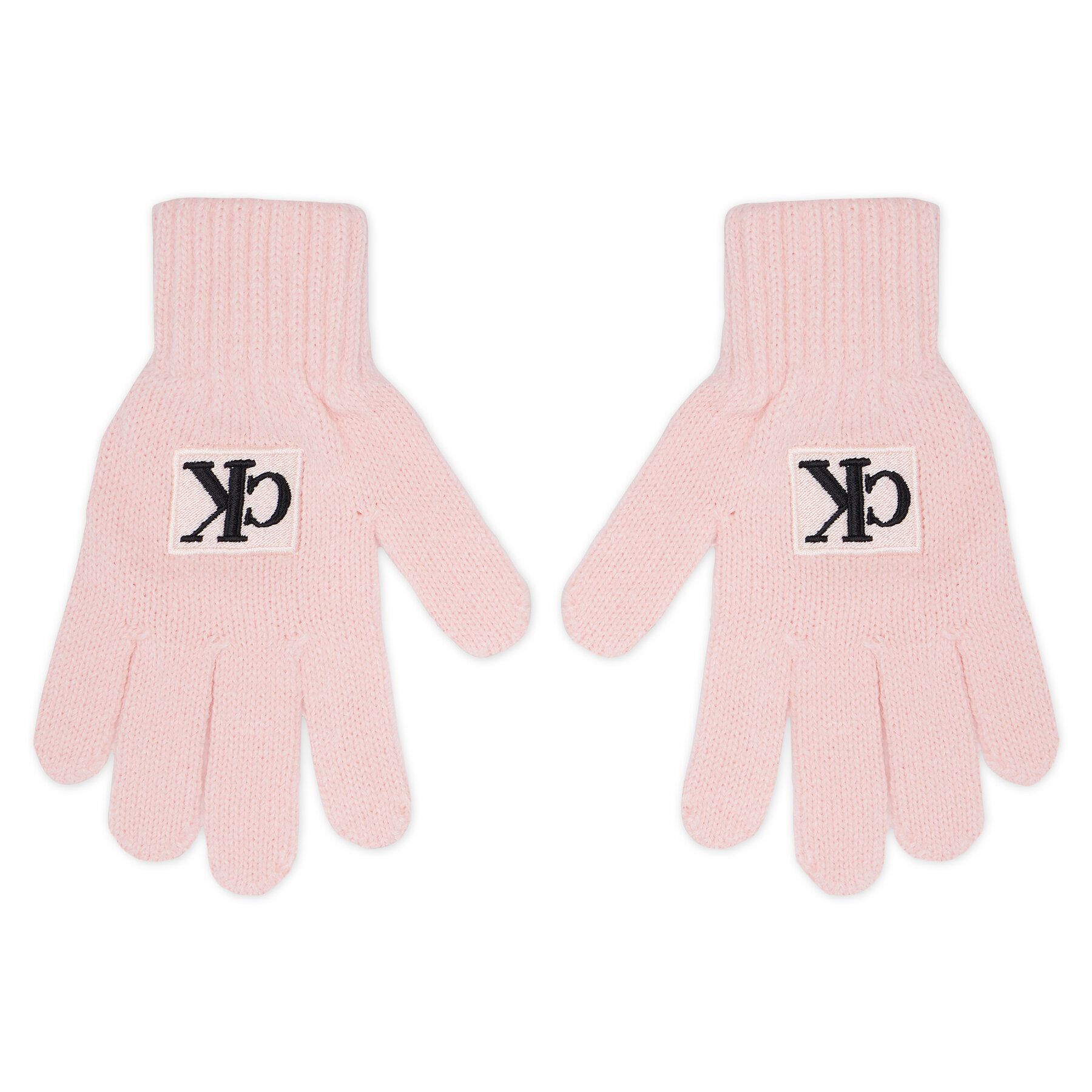 Detské rukavice Calvin Klein Jeans Monogram IU0IU00363 Ružová