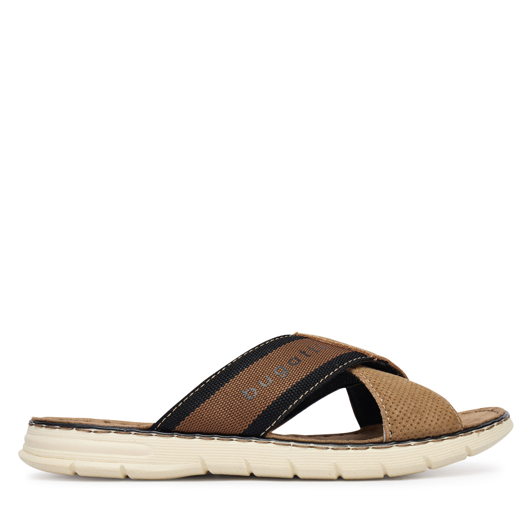 Παντόφλες Bugatti 315-A32861469 Σκούρο μπεζ