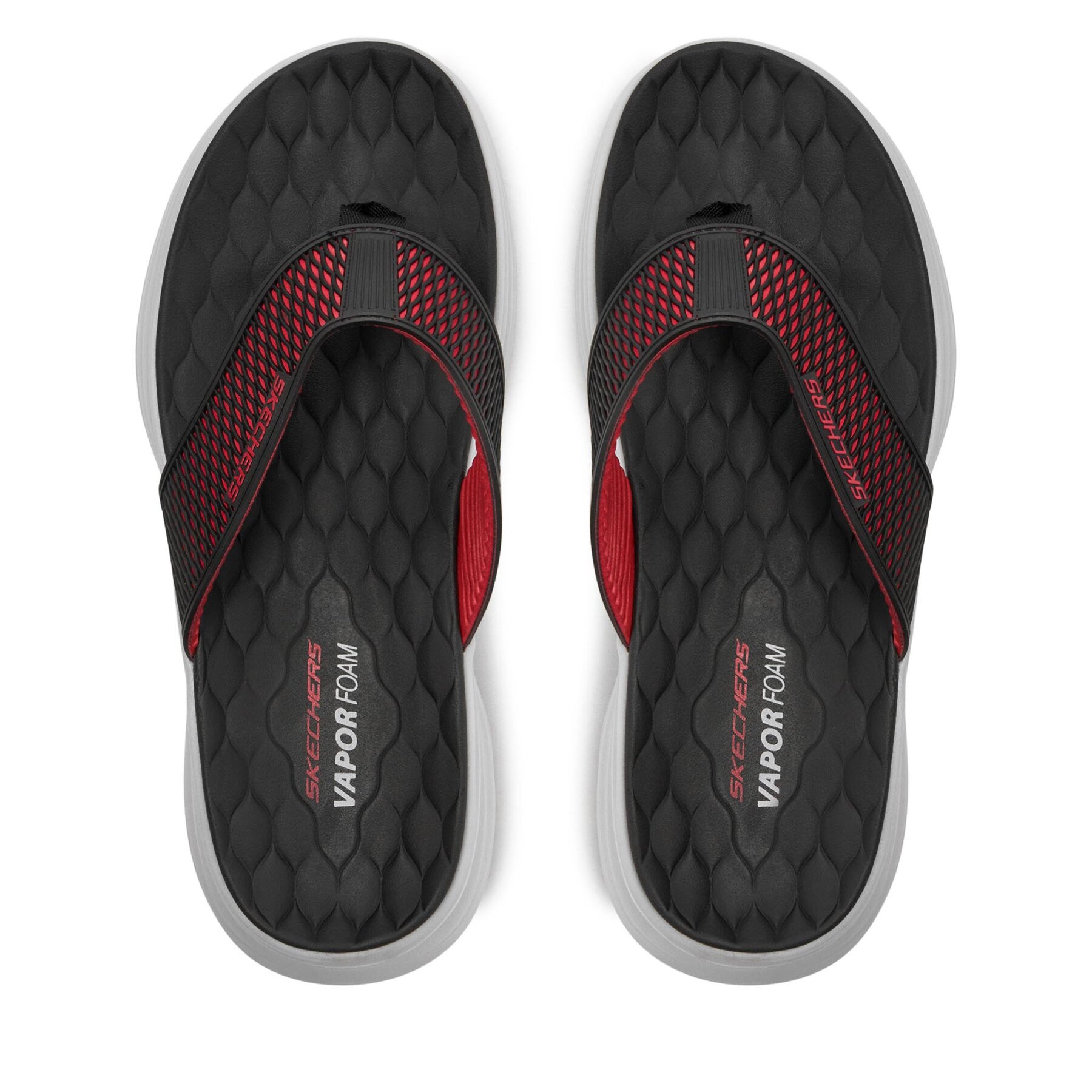 Tåsandaler Skechers Vapor Foam Sandal 232894/BKRD Svart